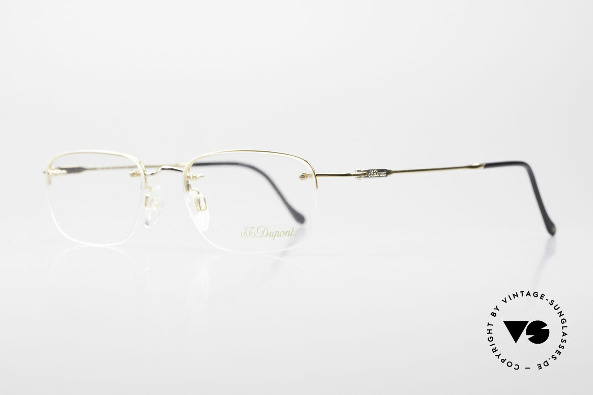 S.T. Dupont D523 Rimless Glasses Avance 2000's, very noble and 1st class wearing comfort; in size 49/17, Made for Men and Women