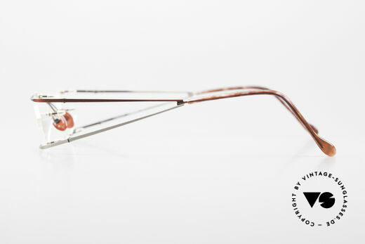 Locco Stars A Extraordinary 90's Eyeglasses, demo lenses should be replaced with prescriptions, Made for Men and Women