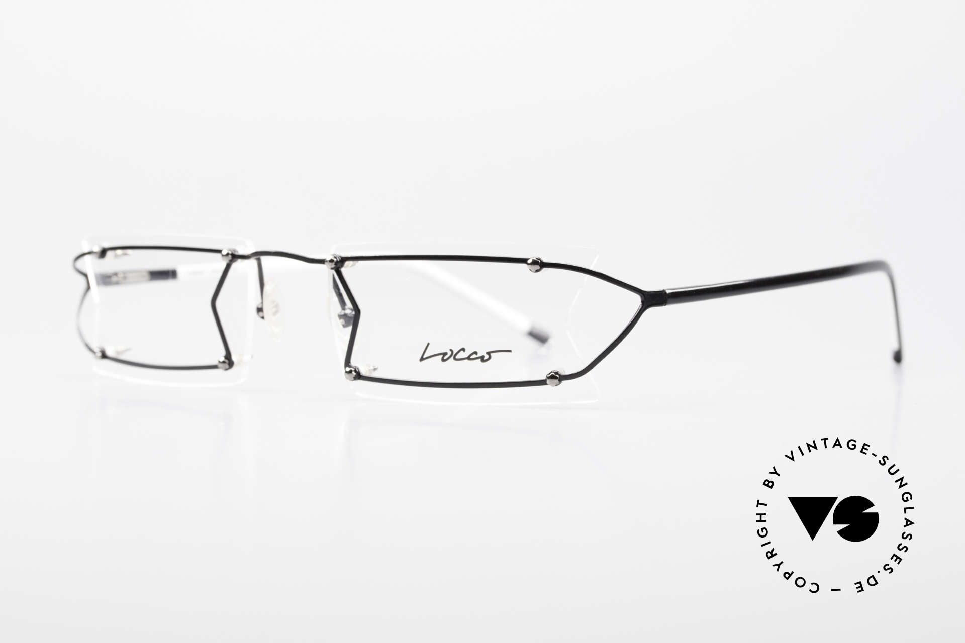 Locco Pinot Crazy 90's Rimless Eyeglasses, made for individualists and all "character heads" ;), Made for Men and Women