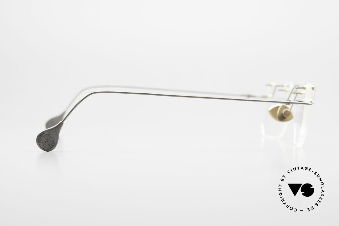 Paul Chiol 09 Artful Rimless Eyeglasses 90's, Size: medium, Made for Men and Women