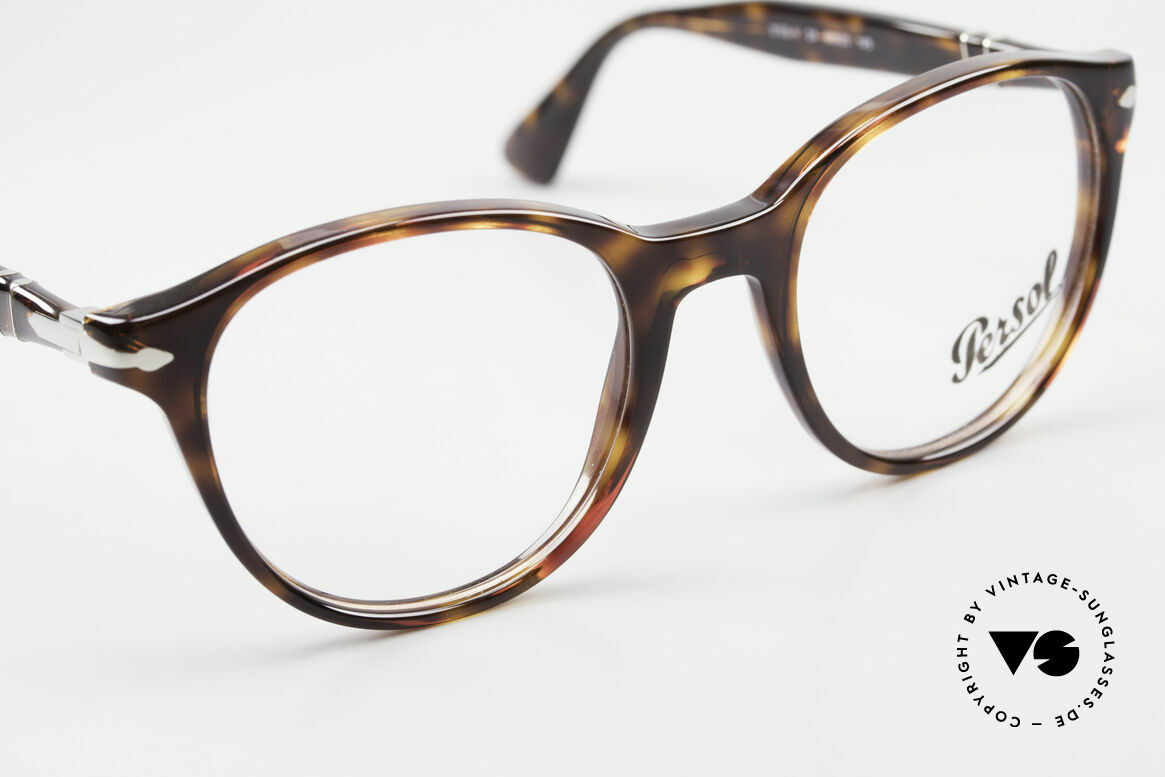 Persol 3153 Timeless Panto Unisex Frame, reissue of the old vintage Persol RATTI models, Made for Men and Women
