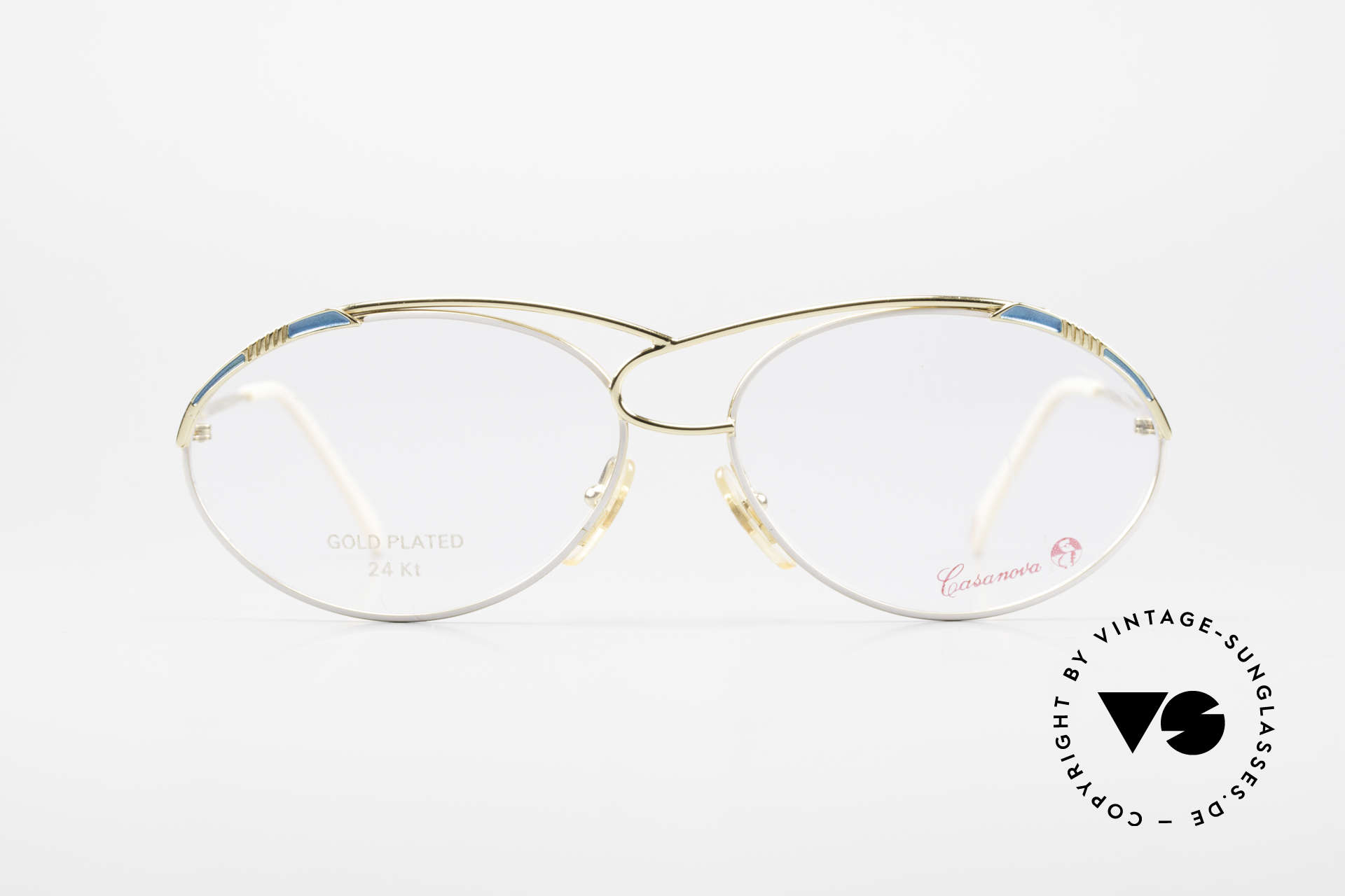 Casanova LC13 24kt Gold Plated Vintage Frame, fantastic combination of colors, shape & functionality, Made for Women