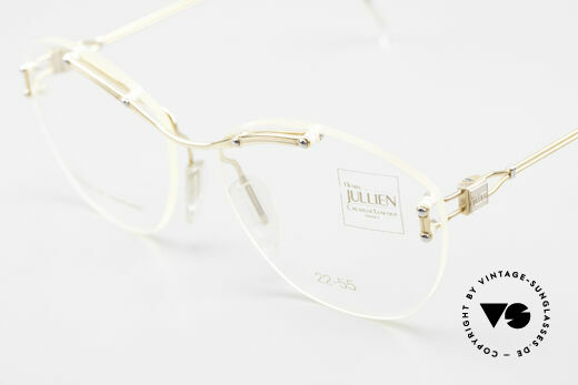 Henry Jullien Melrose 2255 Rimless Vintage Ladies Frame, NO retro glasses; but an authentic rarity from 1994, Made for Women