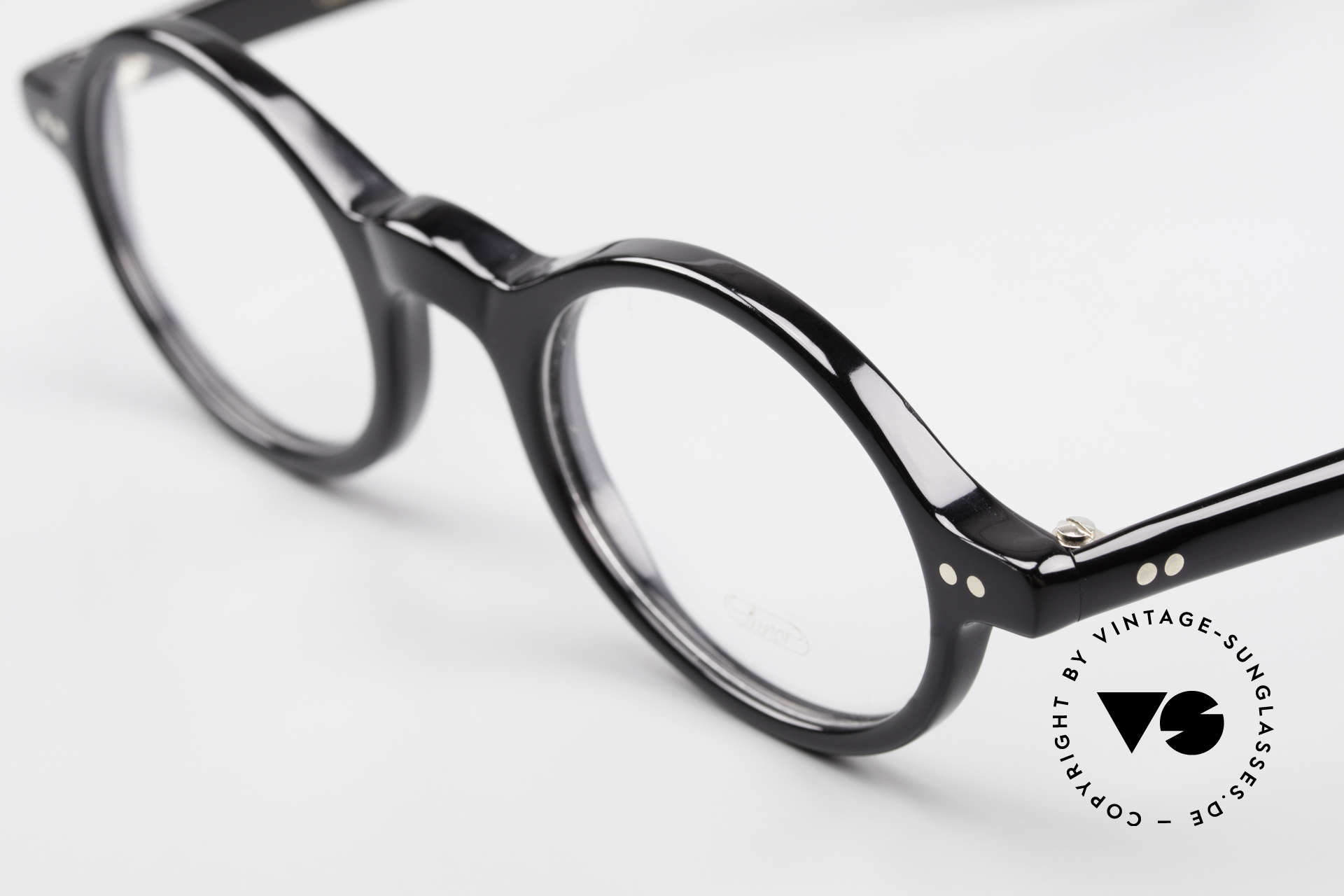 Lunor A52 Oval Eyeglasses Black Acetate, 100% made in Germany, hand-polished, a true CLASSIC, Made for Men and Women