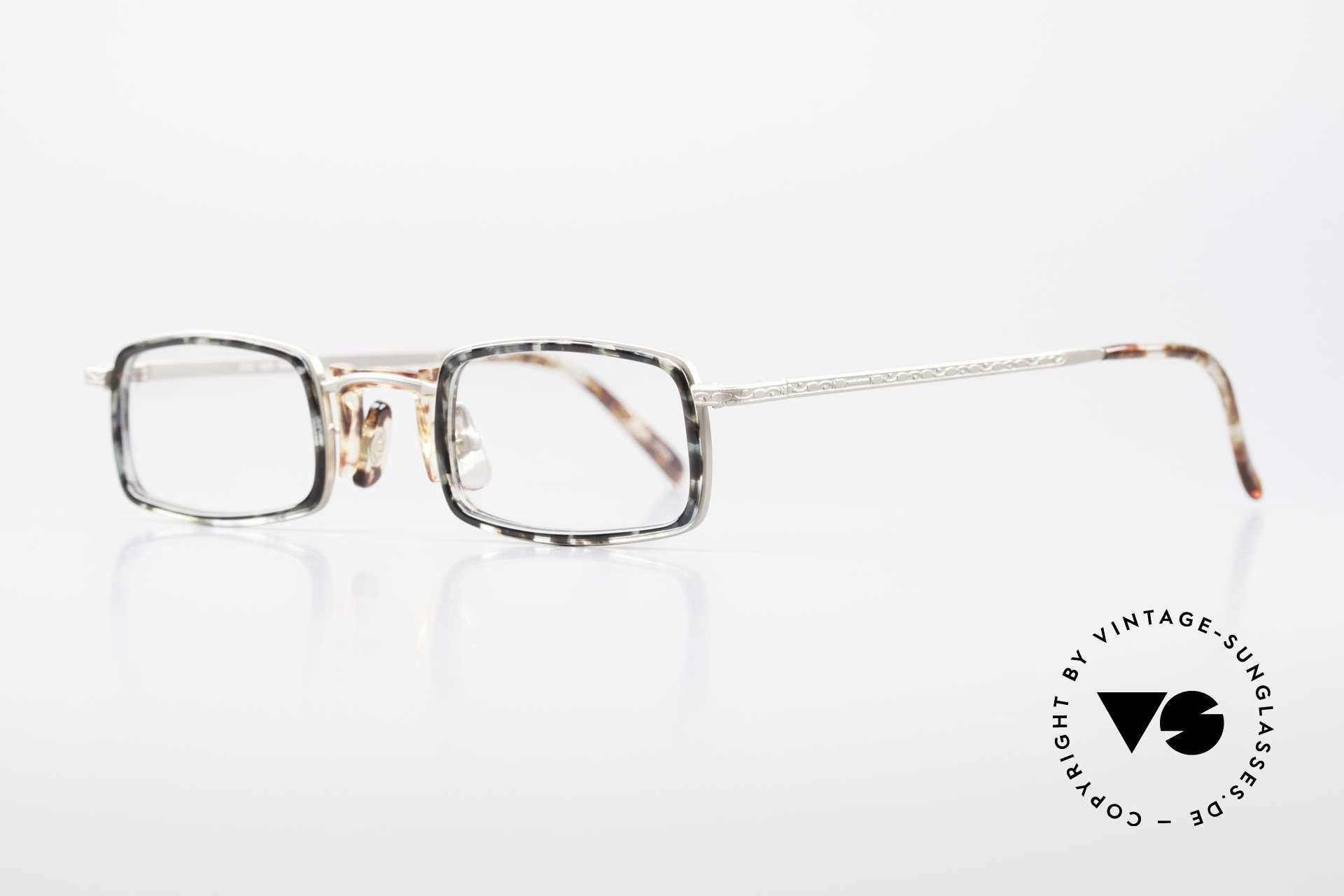 Freudenhaus Jedi Square 90's Designer Frame, great combination of materials (plastic and metal), Made for Men and Women