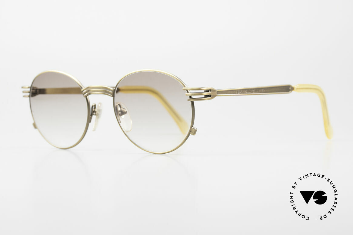 Jean Paul Gaultier 55-3174 Designer Vintage Glasses 90's, tangible top-notch craftsmanship; frame made in Japan, Made for Men and Women