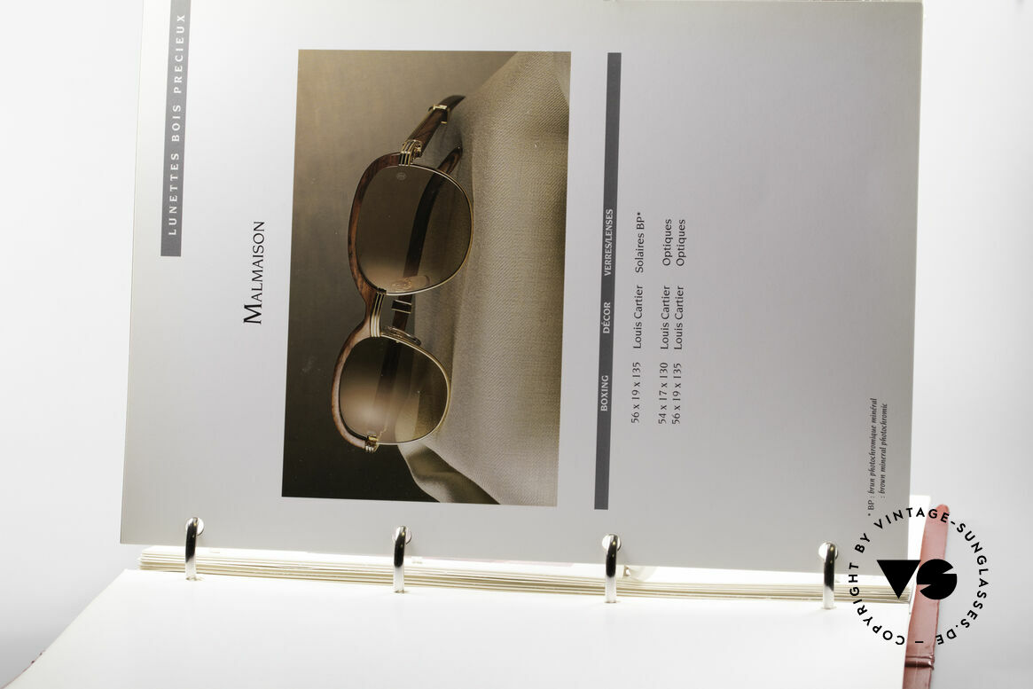 Cartier_ Catalog Cartier Lunettes Eyewear, collector's item (wasn't commercially available), Made for Men and Women