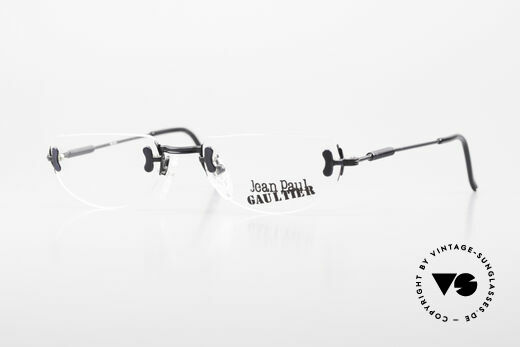 Jean Paul Gaultier 55-0174 Rimless JPG Designer Glasses Details