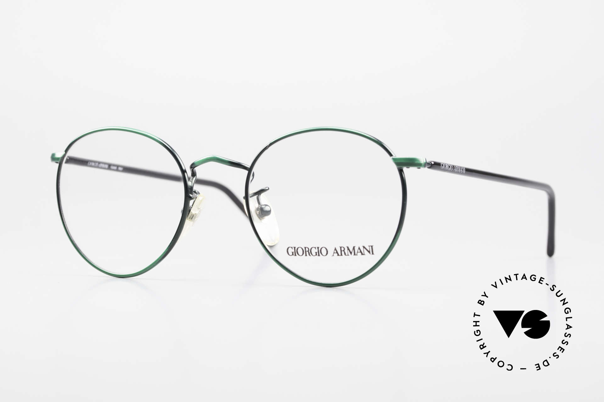 Giorgio Armani 138 Panto Frame Ladies And Gents, unisex vintage Giorgio Armani designer eyeglasses, Made for Men and Women