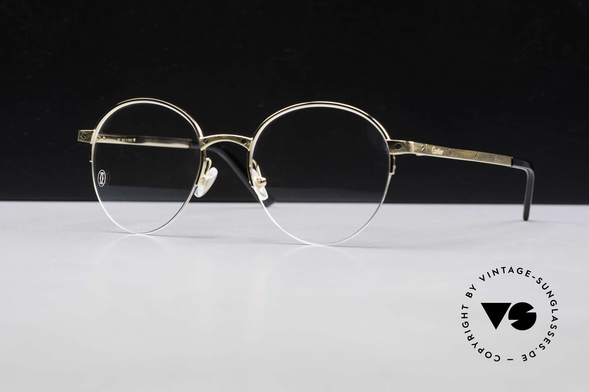cartier round eyeglasses