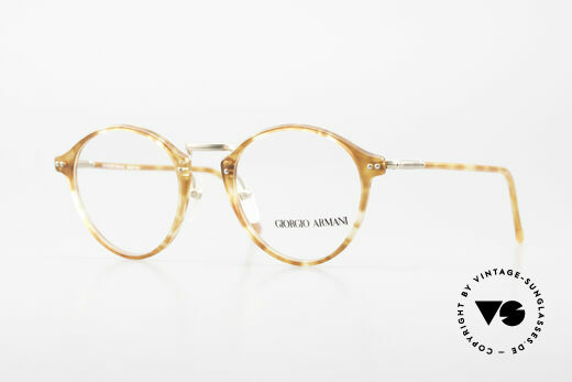 Giorgio Armani 360 90's Men's Eyeglasses Panto Details
