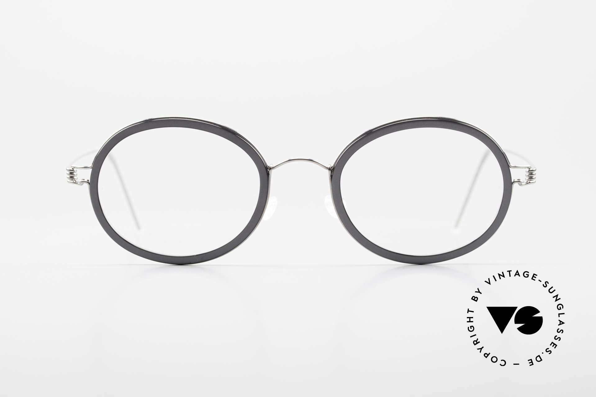 forklare Eastern skuffe Glasses Lindberg Arthur Air Titan Rim Oval Titan Eyeglasses Acetate