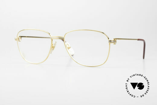 Cartier Courcelles Large 90's Luxury Vintage Specs Details