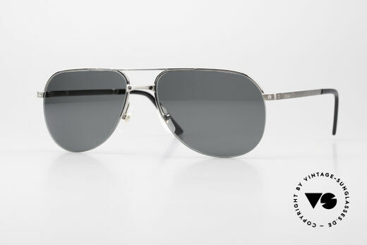 Cartier Titanium T8100943 Aviator Sunglasses Semi Rimless Details