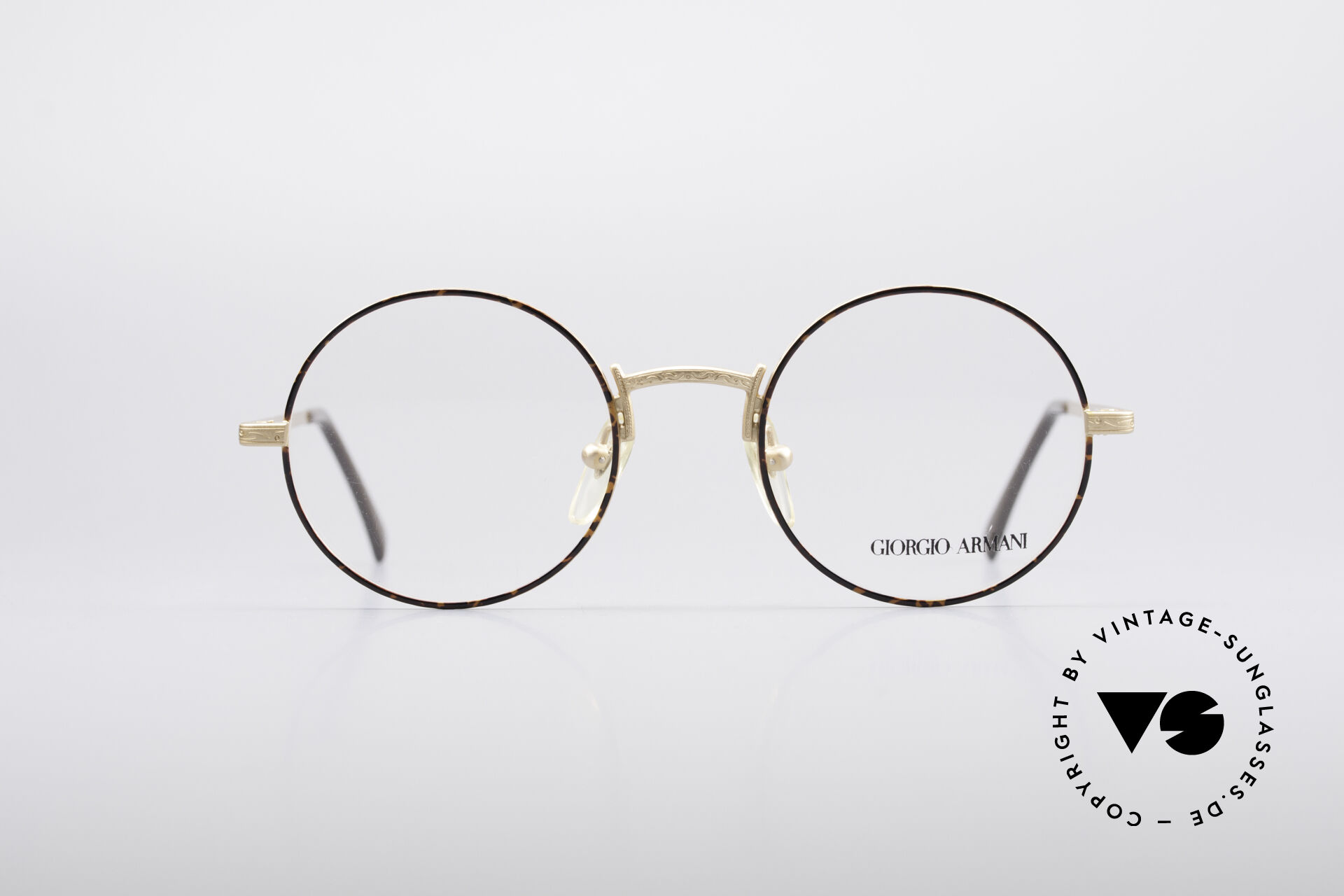Glasses Giorgio Armani 129 Classic Round 80's Frame