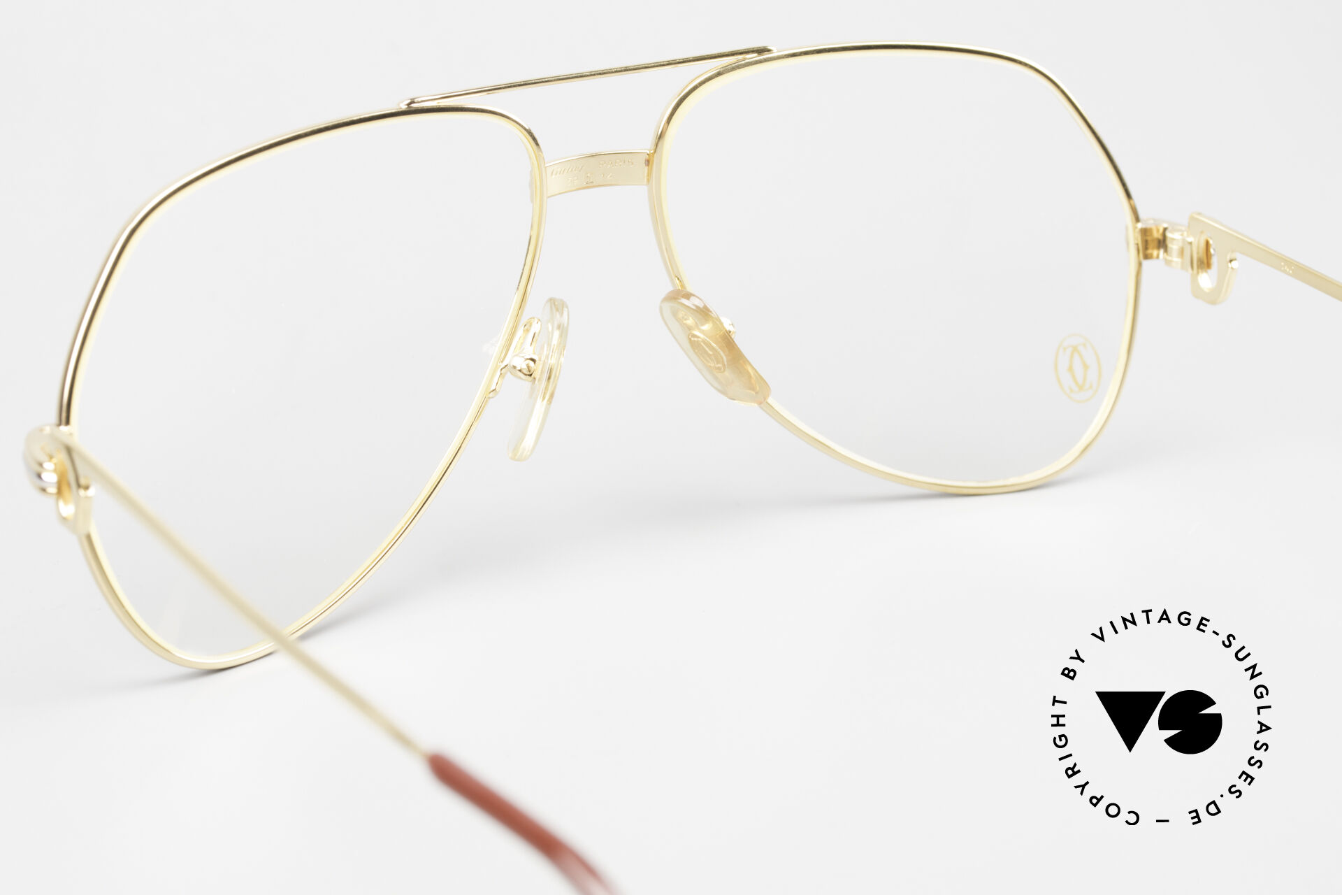 Glasses Cartier Vendome LC - M Luxury Aviator Frame 22ct