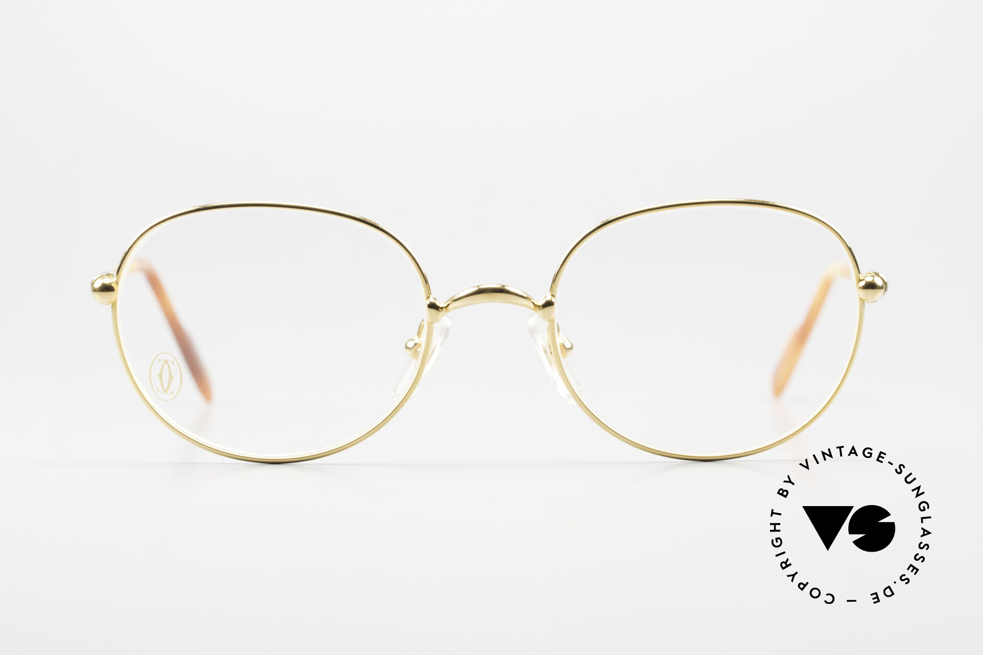 Cartier round best sale frame glasses