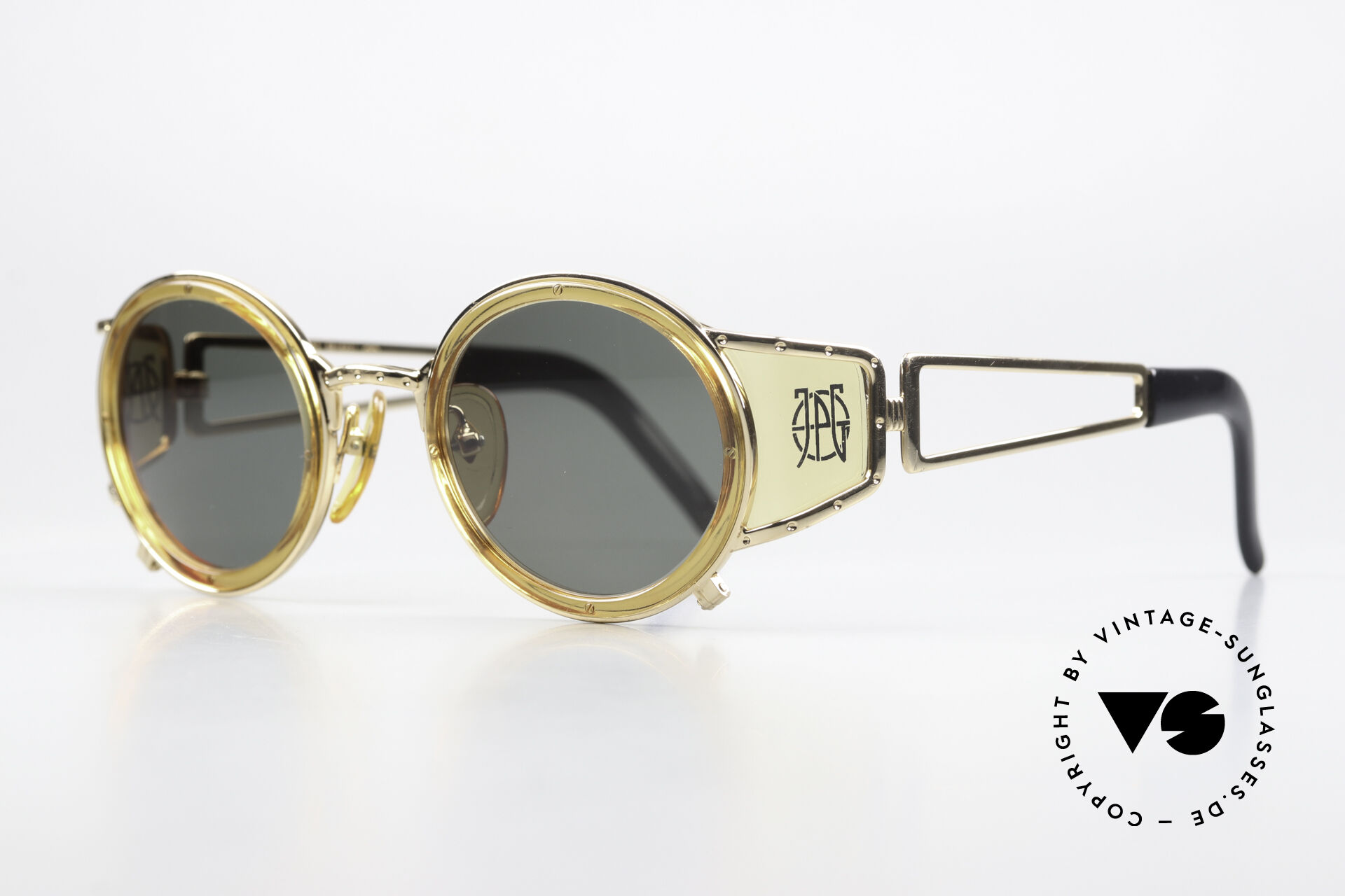 Sunglasses Jean Paul Gaultier 55-7107 Double Gradient Mirrored Lens