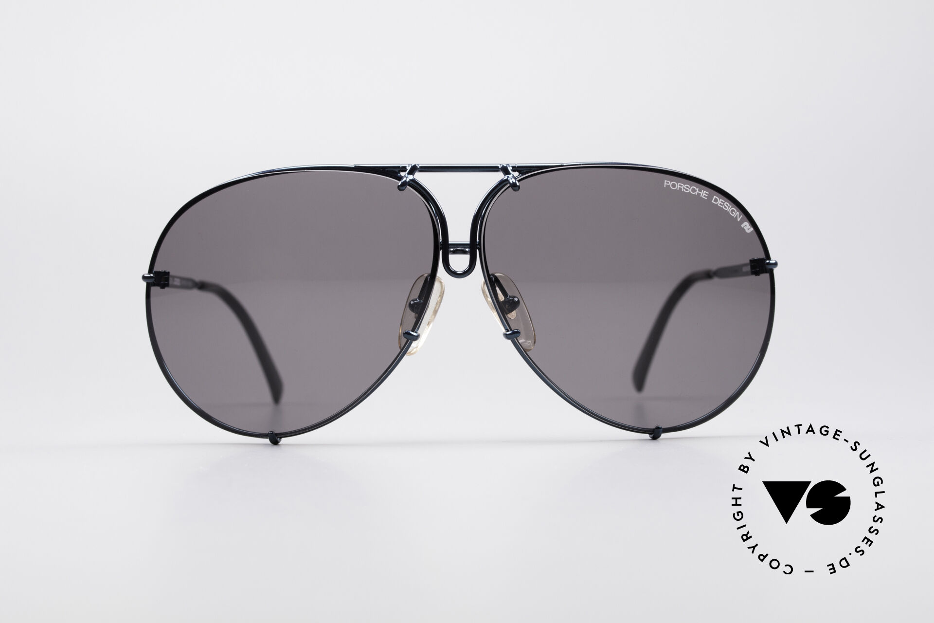 Carrera Porsche Design 5623 40 Black Leather Blue Gradient