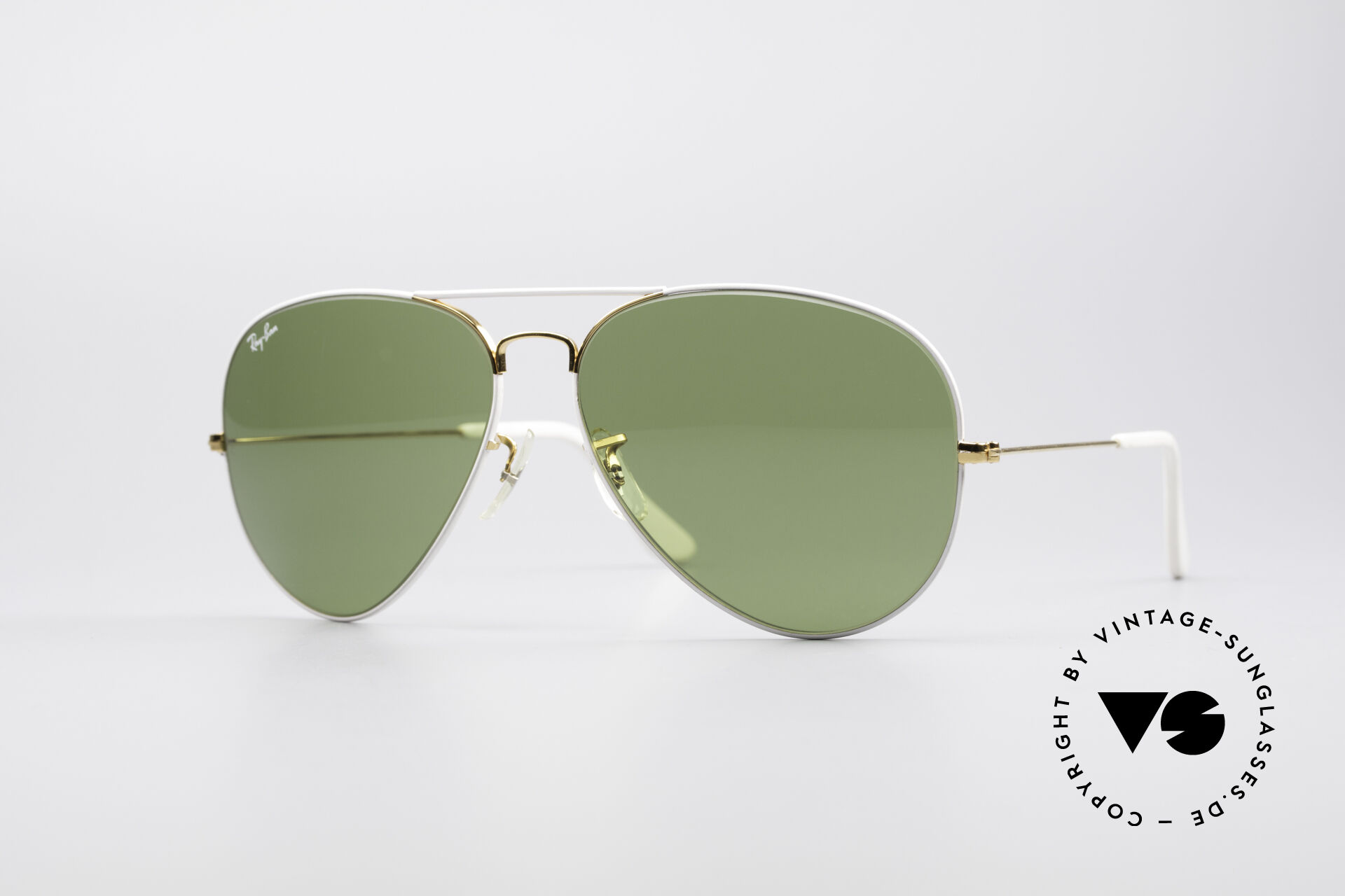 Ray ban top aviator green glass