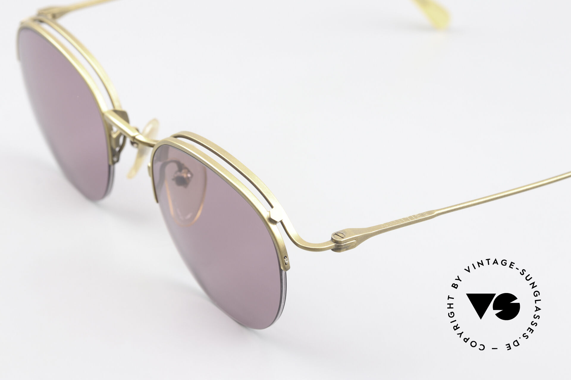 Sunglasses Jean Paul Gaultier 55-1172 Half Rimless Sunglasses