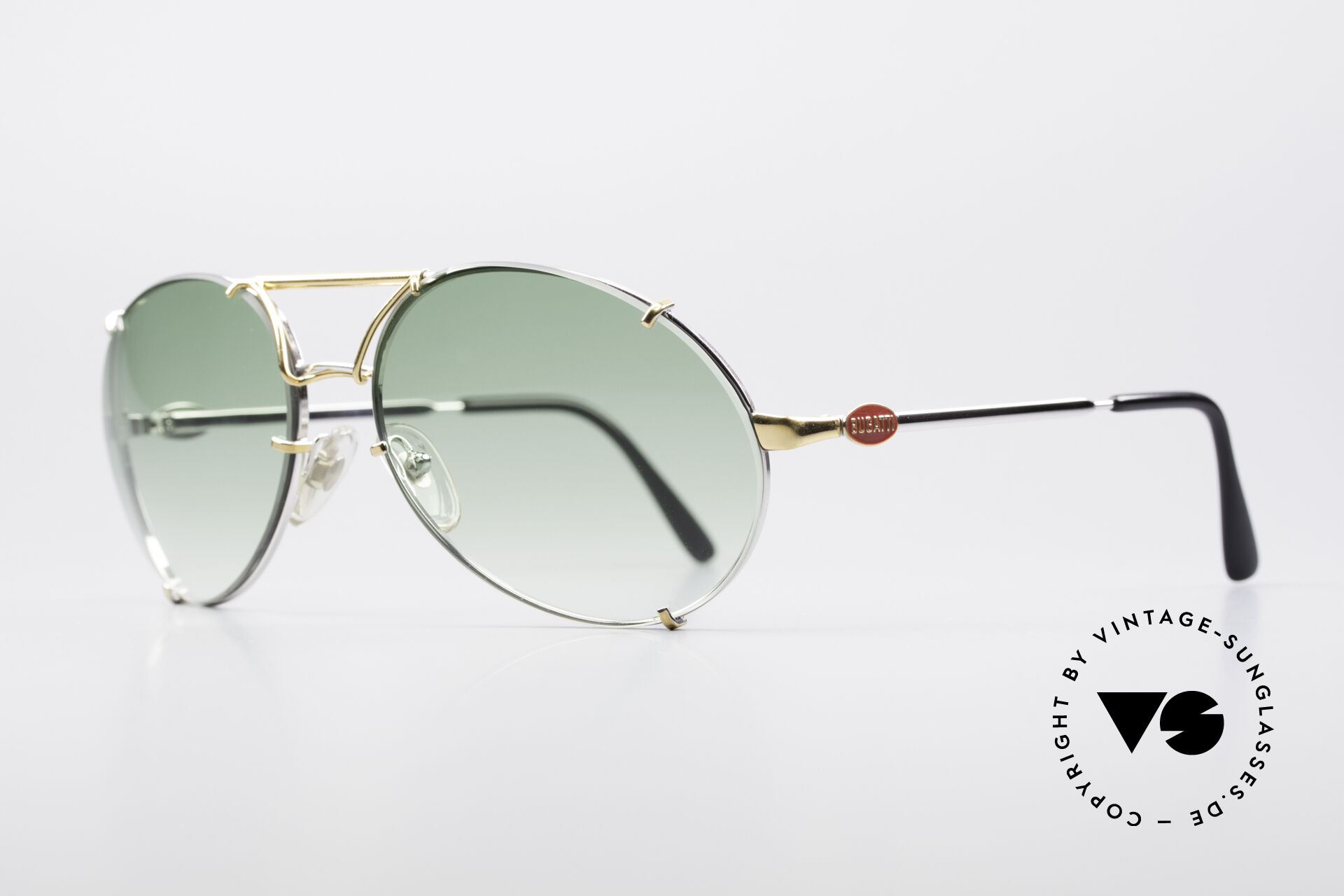 Sunglasses Bugatti 65360 80's Glasses Changeable Lenses