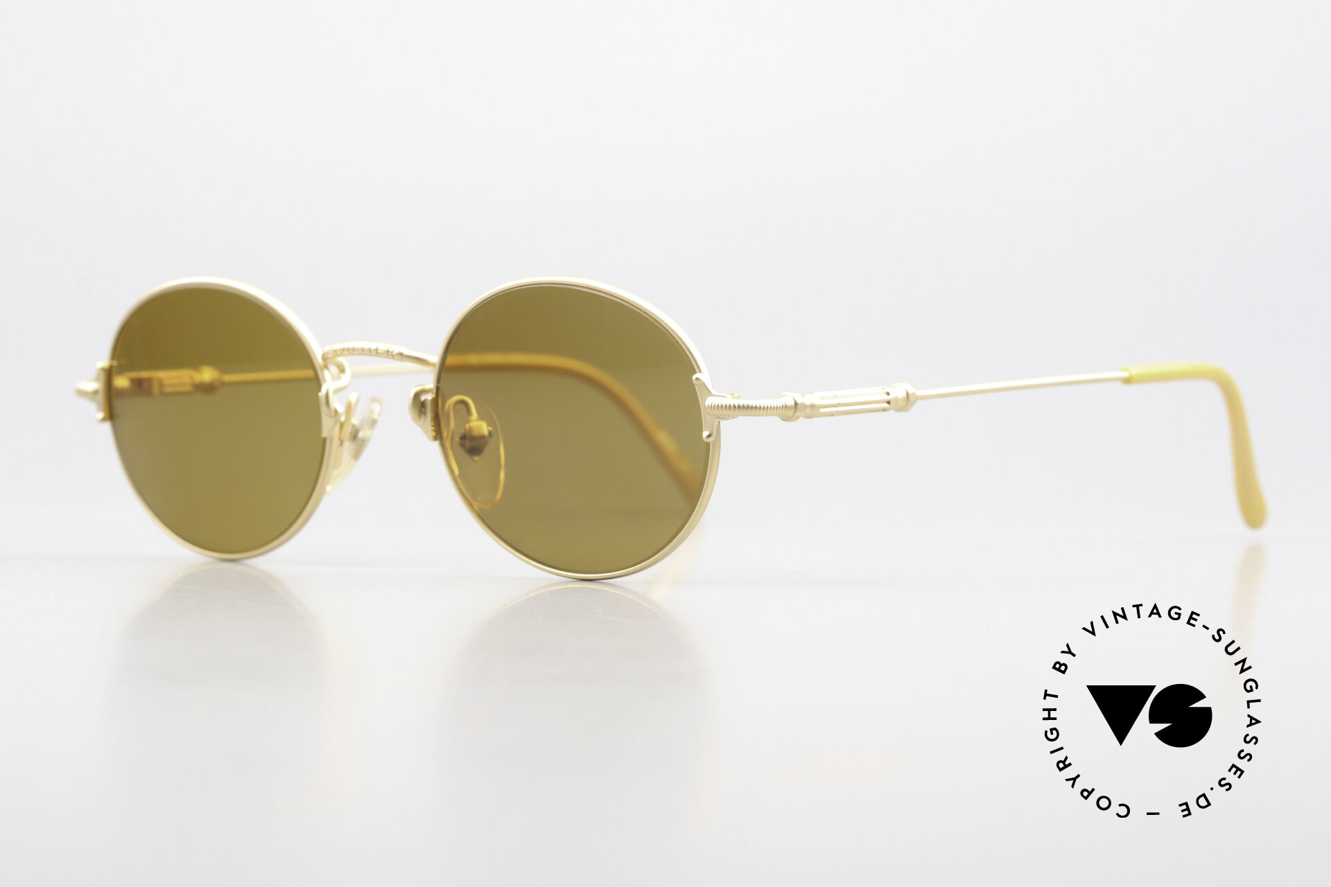 Sunglasses Jean Paul Gaultier 55-6109 Matte Gold And Polarized