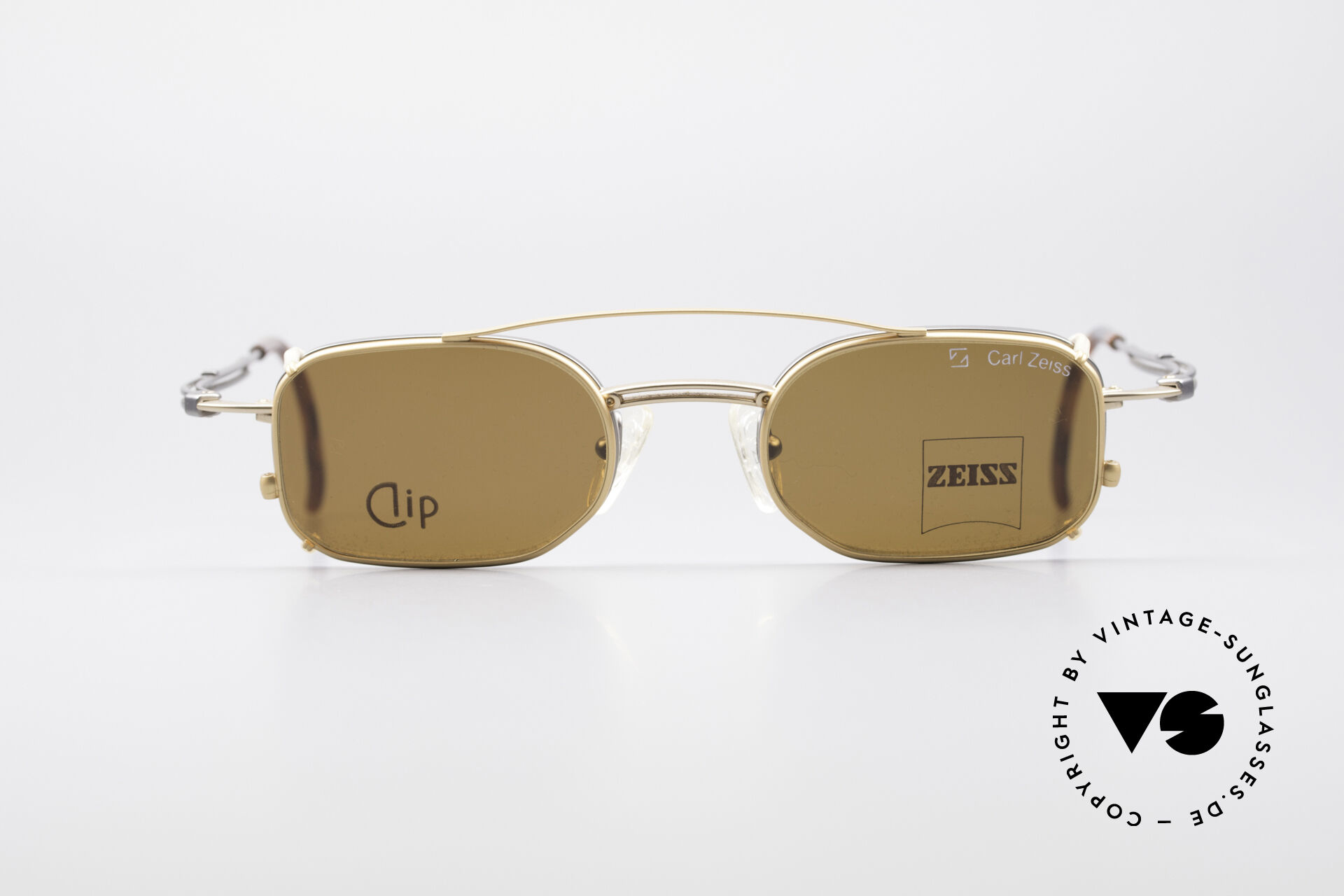 太陽&月&星 ヴィンテージ ステンドグラス 激レア ダブルリム製 メトロポリタン Glasses Zeiss 5696 Clip On 90's Sunglasses