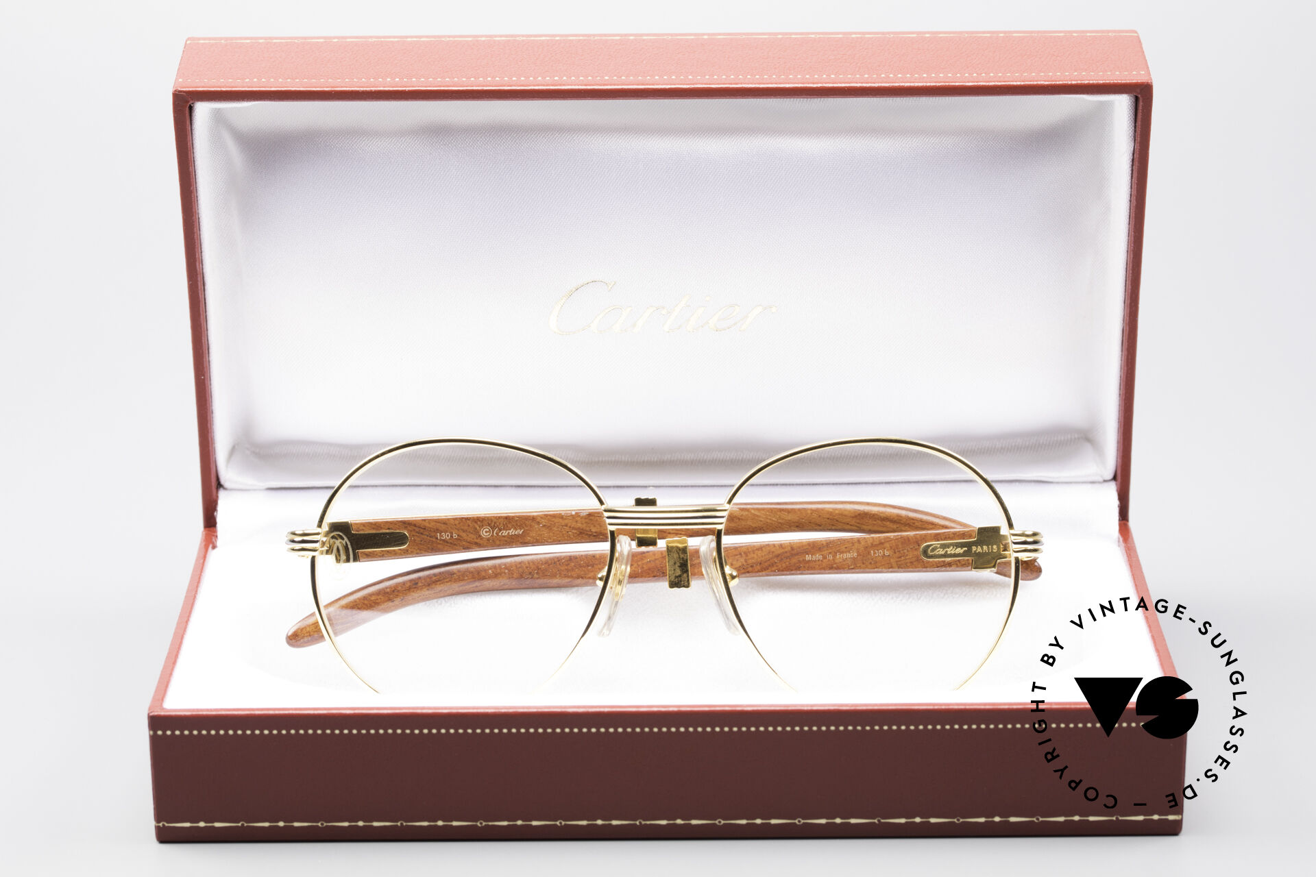 Glasses Cartier Bagatelle Bubinga Precious Wood Frame