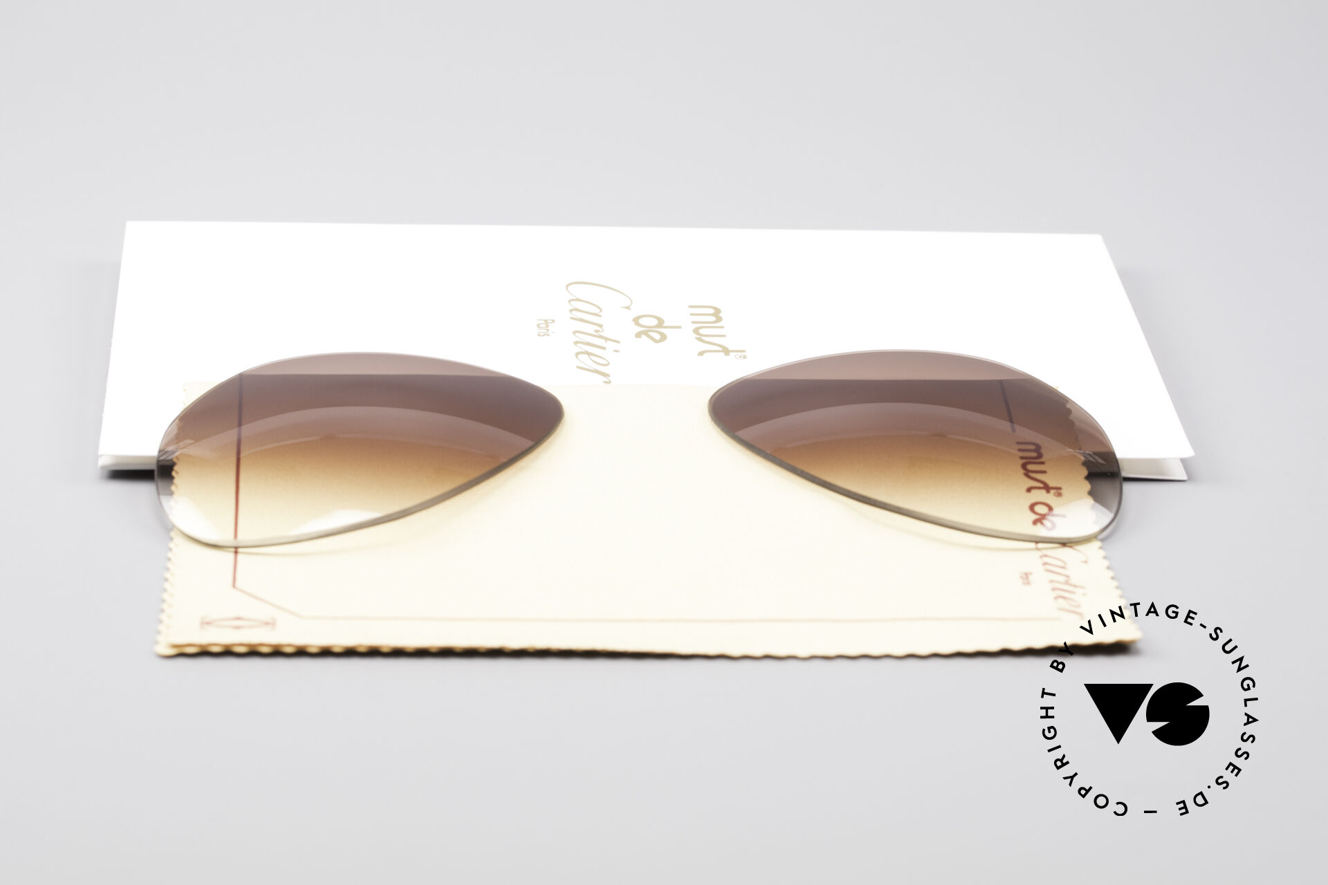【12月スーパーSALE 15％OFF】 - Lenses Vendome Cartier Sunglasses M Gradient Brown Lenses Sun 小物