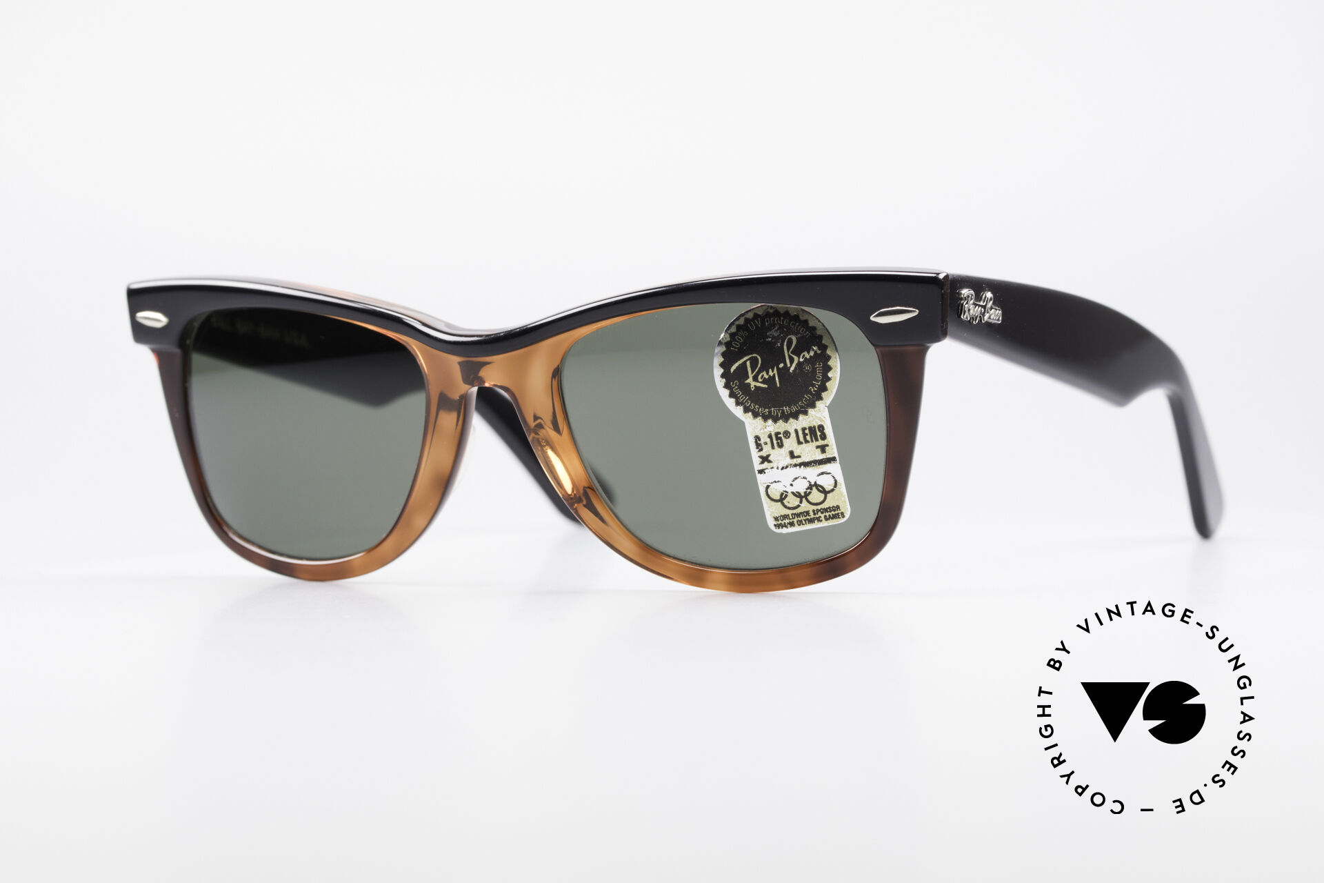 Ray Ban Wayfarer I Bausch Lomb 80 s Sunglasses