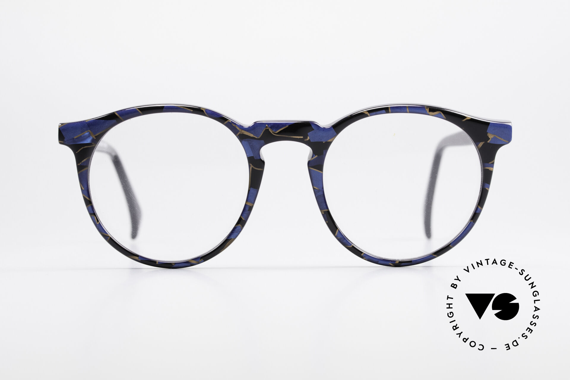 Alain Mikli Paris Eyeglasses Blue Tortoise Womens 723 622 Unisex Mens Optical RX Alain Mikli / A03111 / BLUE /CRYSTAL / MOSAIQUE - Shop  main image 3
