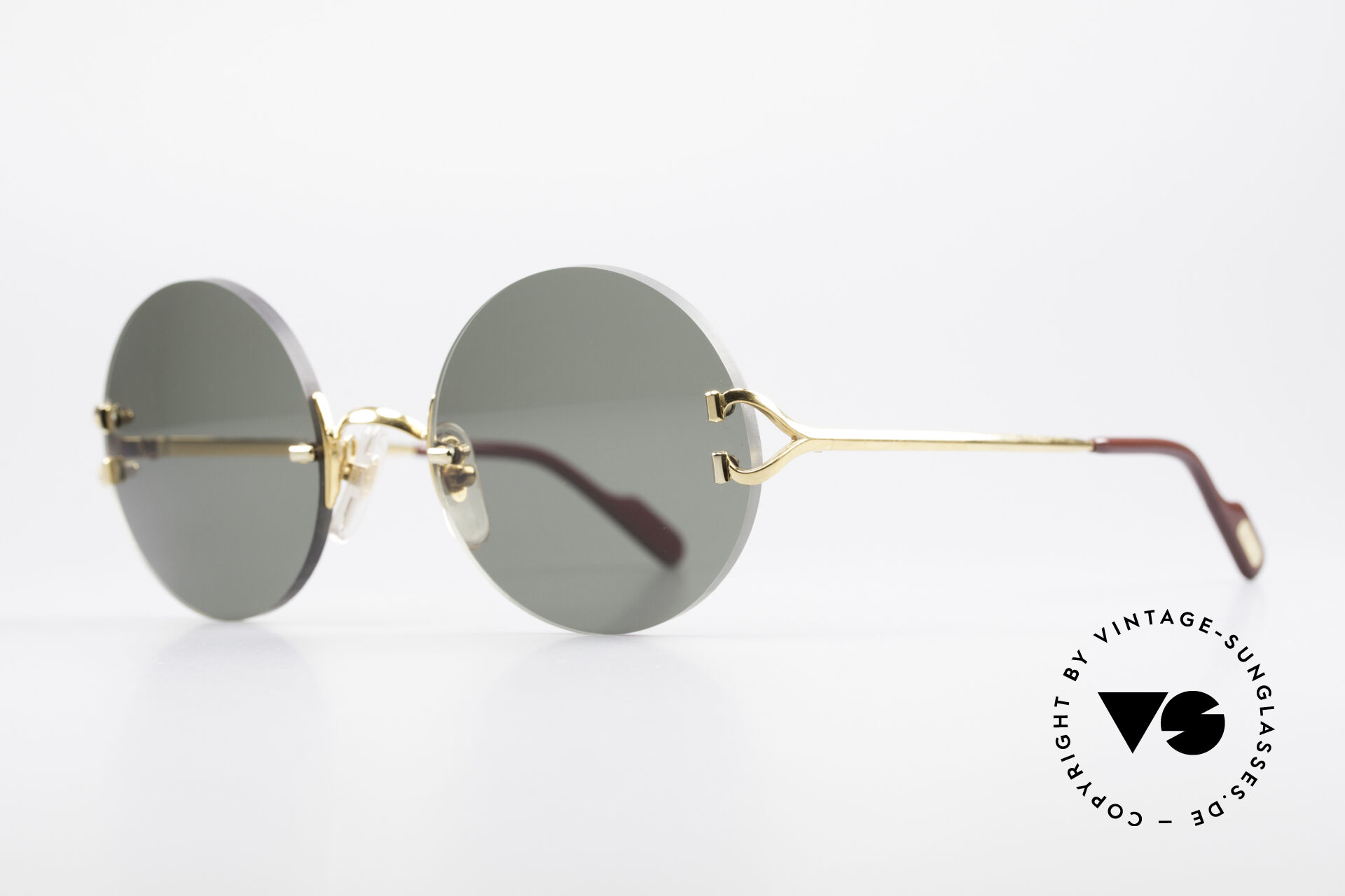 Cartier Madison Round Luxury Sunglasses 90 s