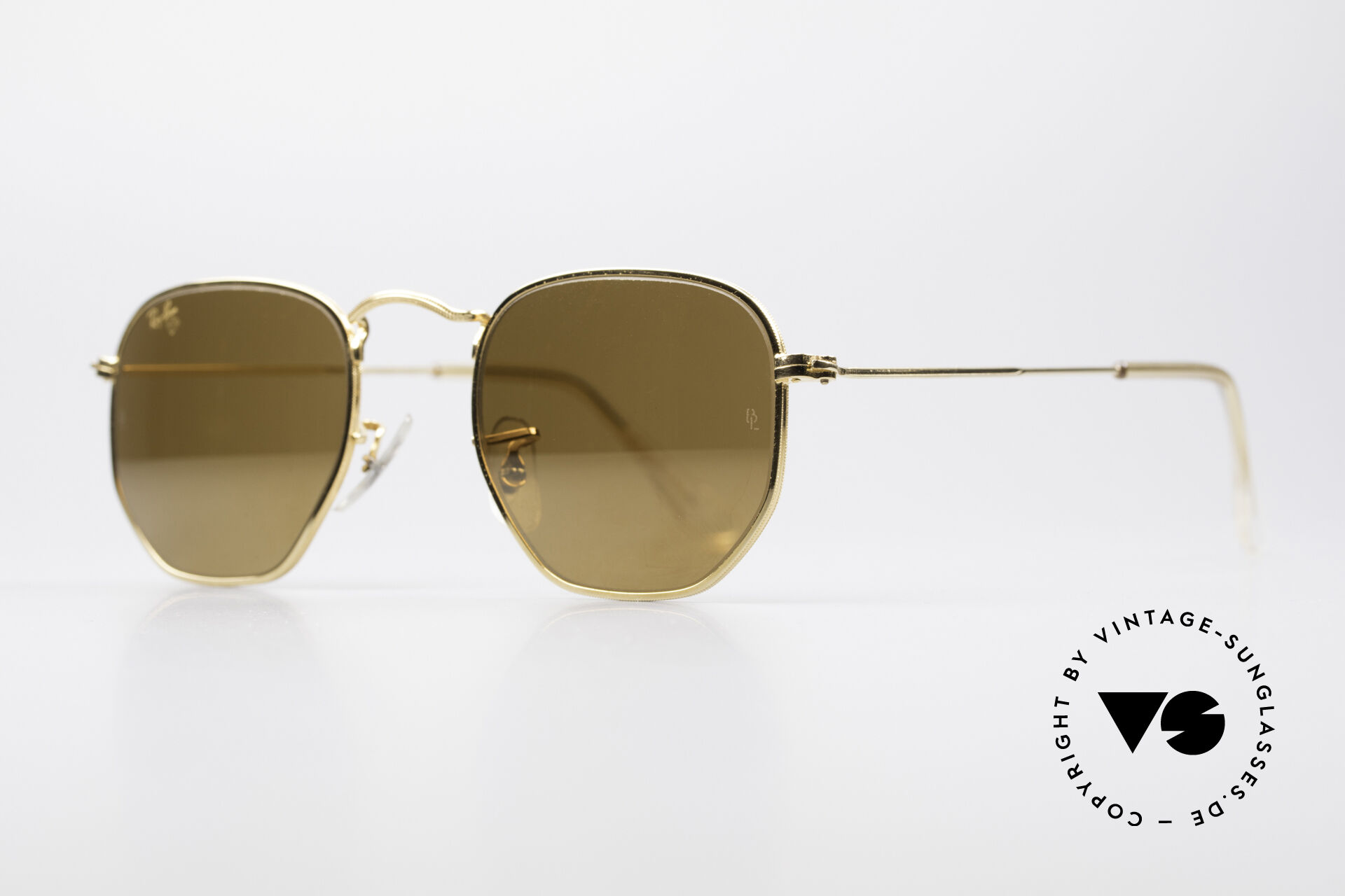 Gold plated ray bans discount