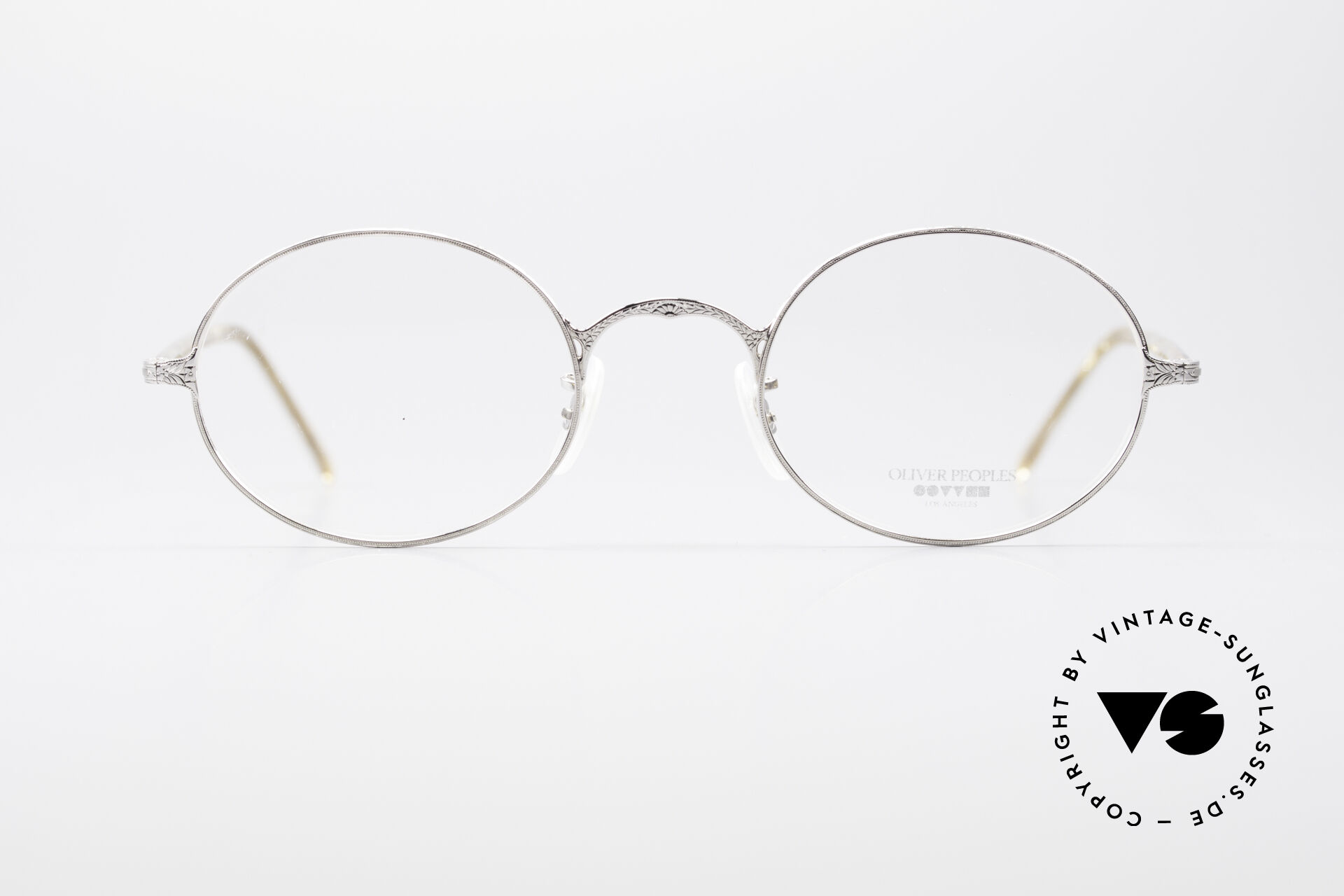 Glasses Oliver Peoples OP50V Oval 90's Eyeglasses Vintage