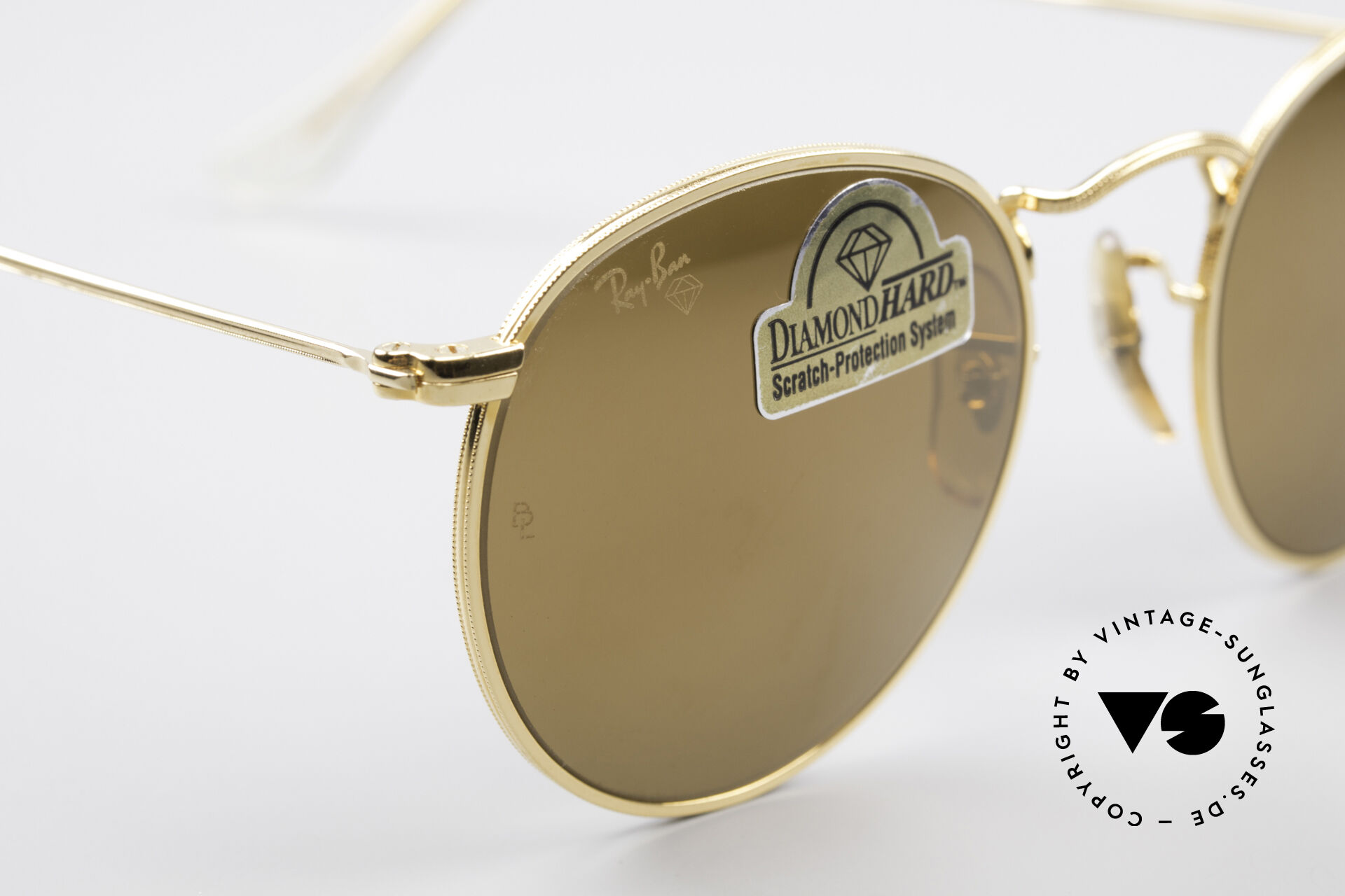 Sunglasses Ray Ban Round Metal 47 Round Diamond Hard Shades