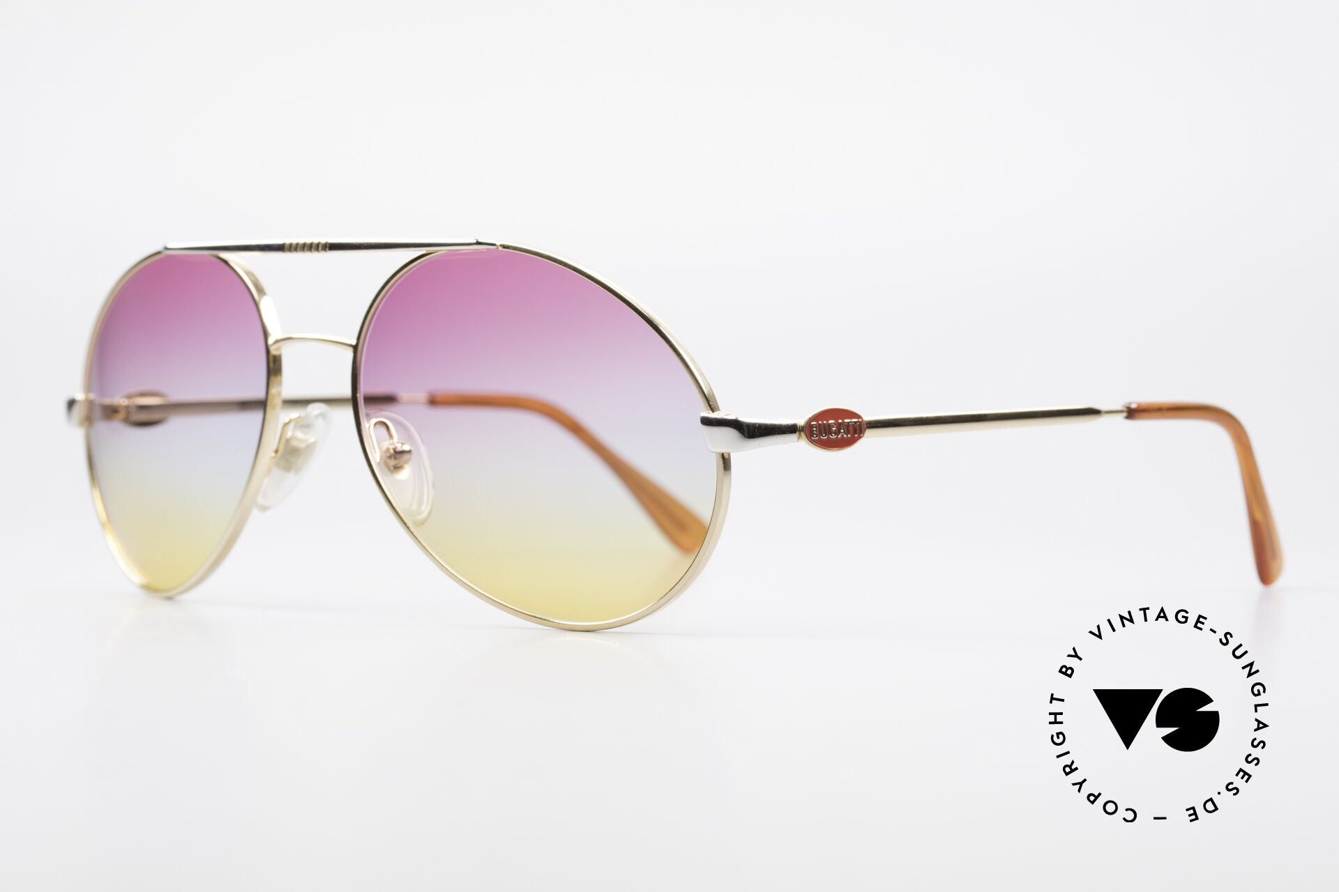 送料無料 店舗 Sunglasses Bugatti 64320 Rare 80's Sunglasses Vintage ジャケット・アウター