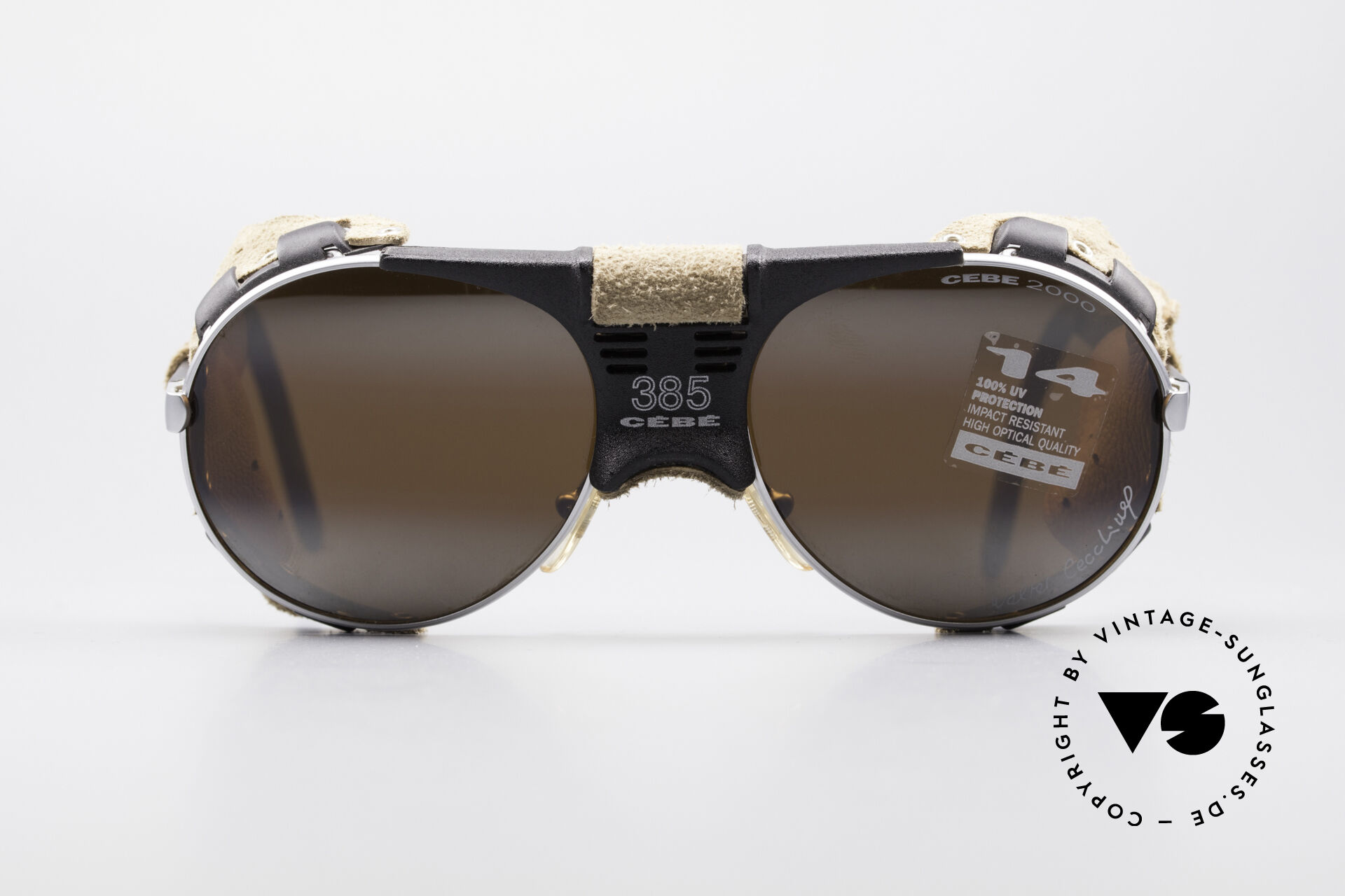 Vintage Cebe 2000 Modele Depose Made in France Brille Schwarz in Baden