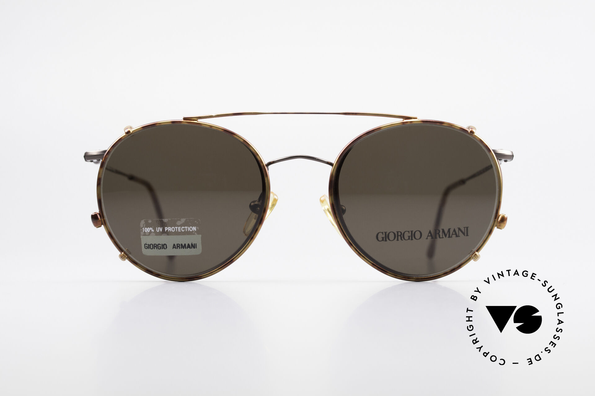 Giorgio armani vintage round sunglasses 2025