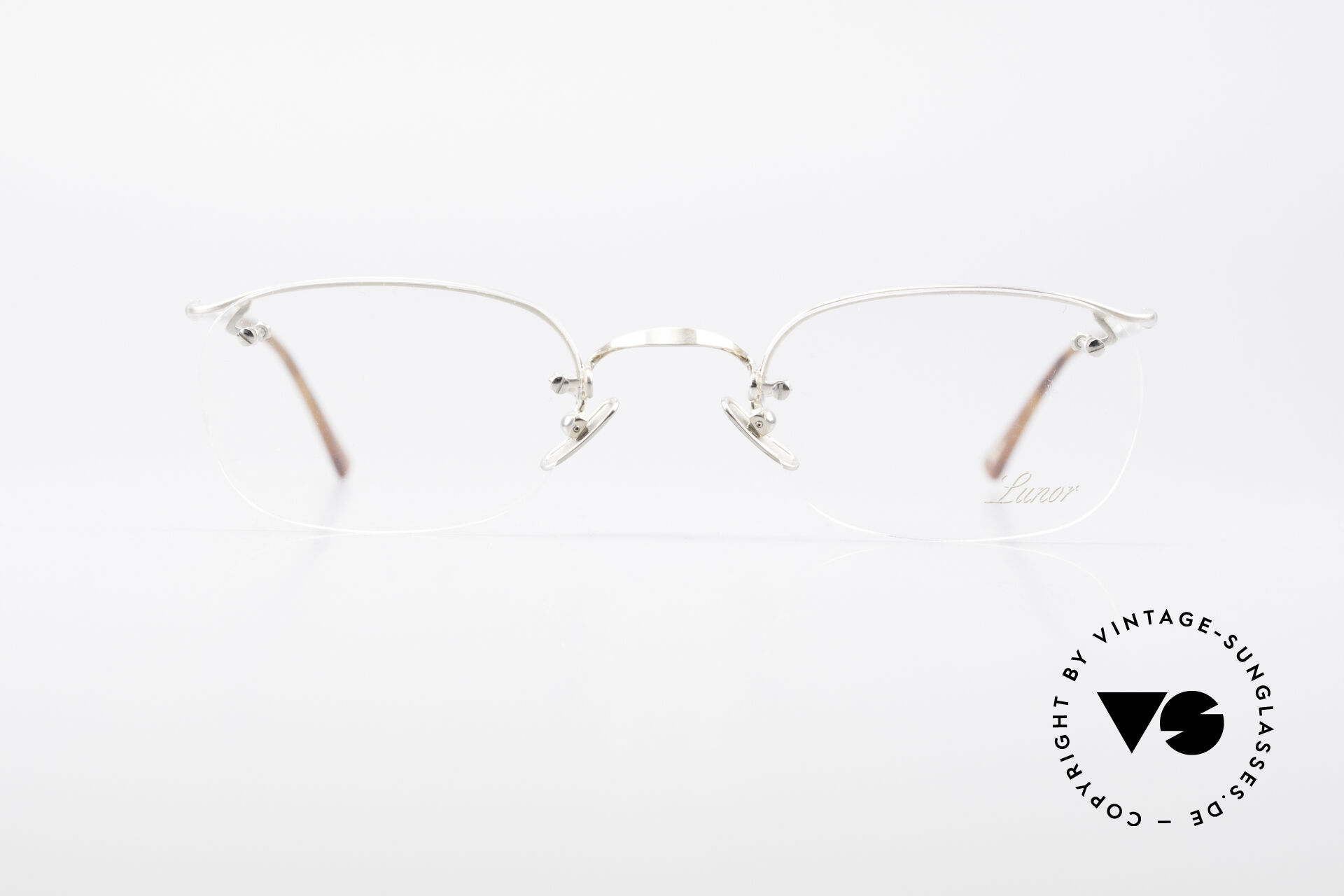 Glasses Lunor Classic Semi Rimless Vintage Glasses