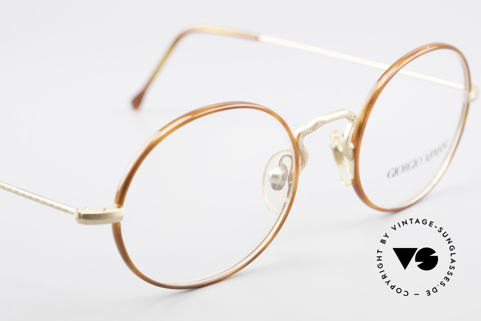 小物 archive GIORGIO ARMANI oval glasses y2k Glasses Giorgio Armani 247 90's Oval Eyeglasses No Retro