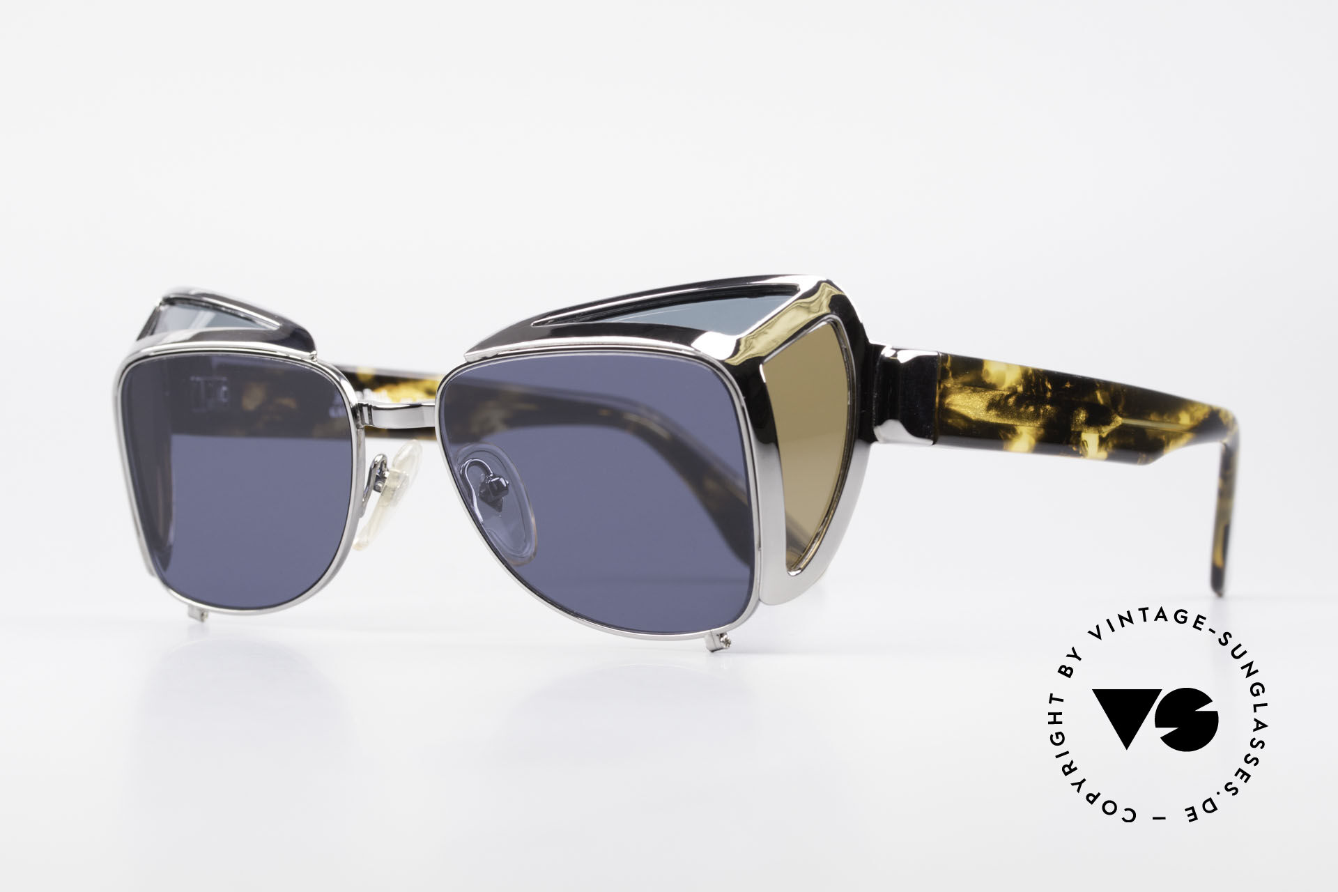 Sunglasses Jean Paul Gaultier 56-9272 Rare Steampunk Sunglasses