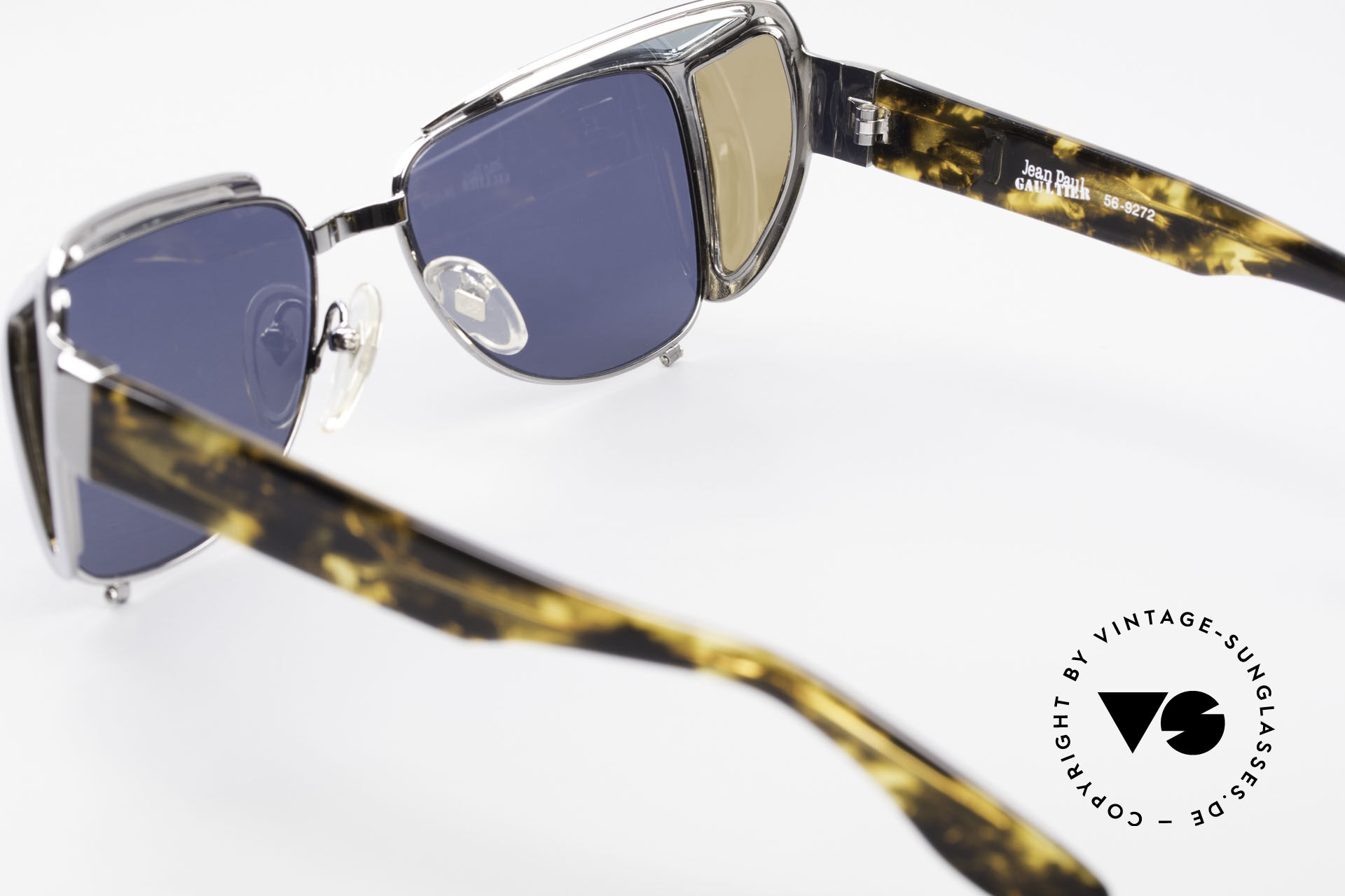 Sunglasses Jean Paul Gaultier 56-9272 Rare Steampunk Sunglasses