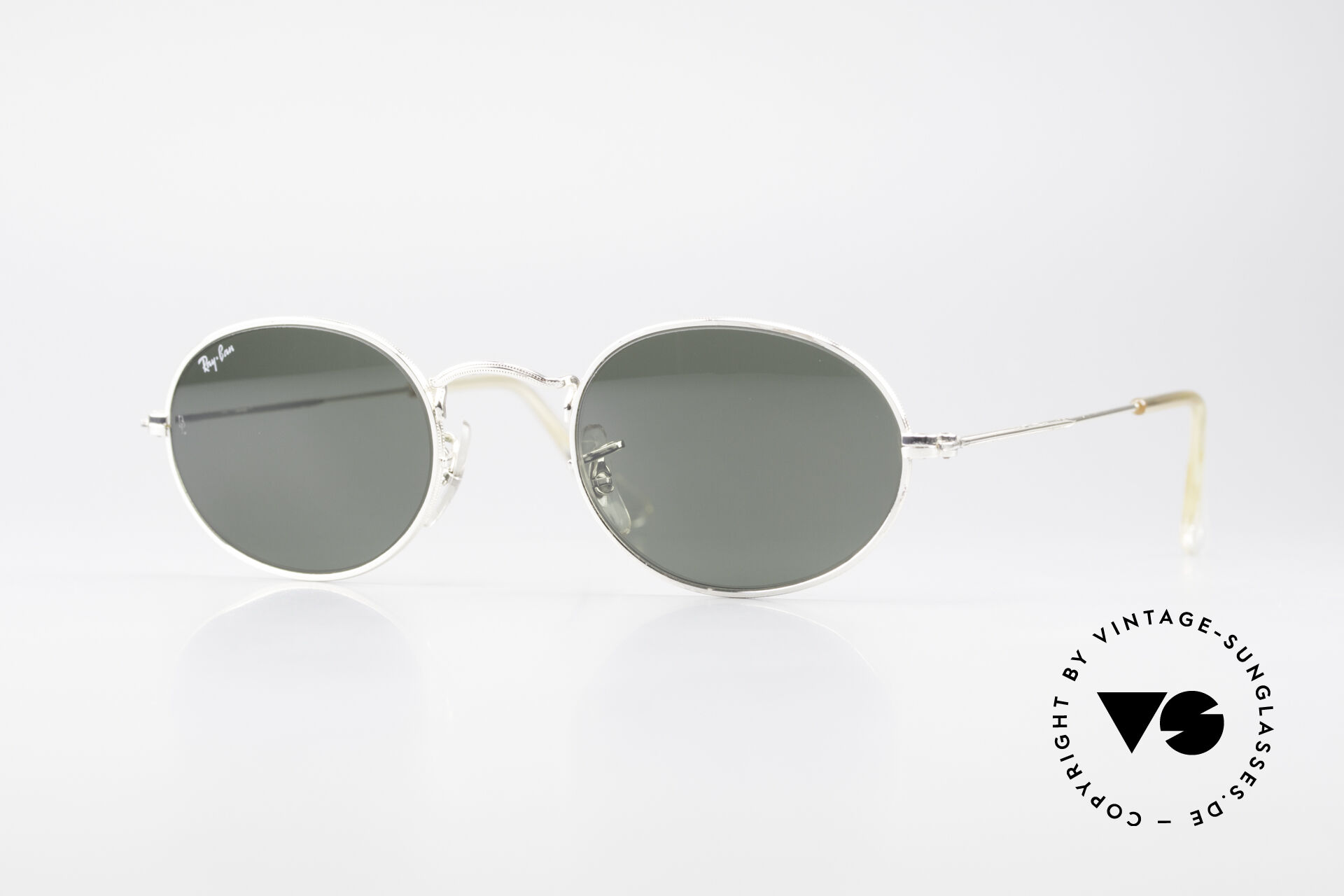 Ray ban oval metal hot sale sunglasses