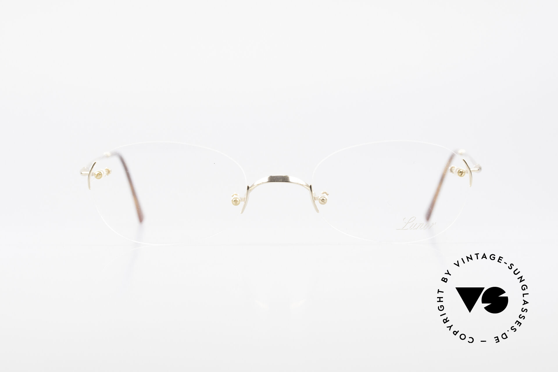 Glasses Lunor Classic Future GP Rare Vintage Frame Rimless