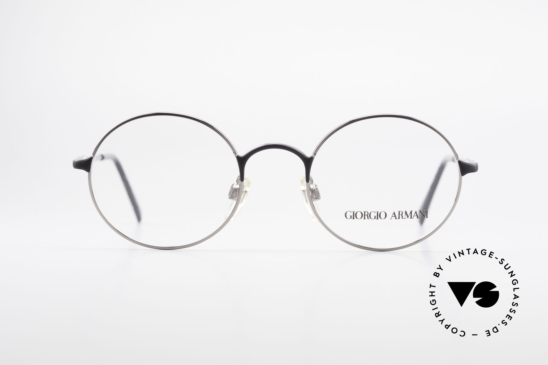 Glasses Giorgio Armani 243 Round Oval Glasses 90s Small