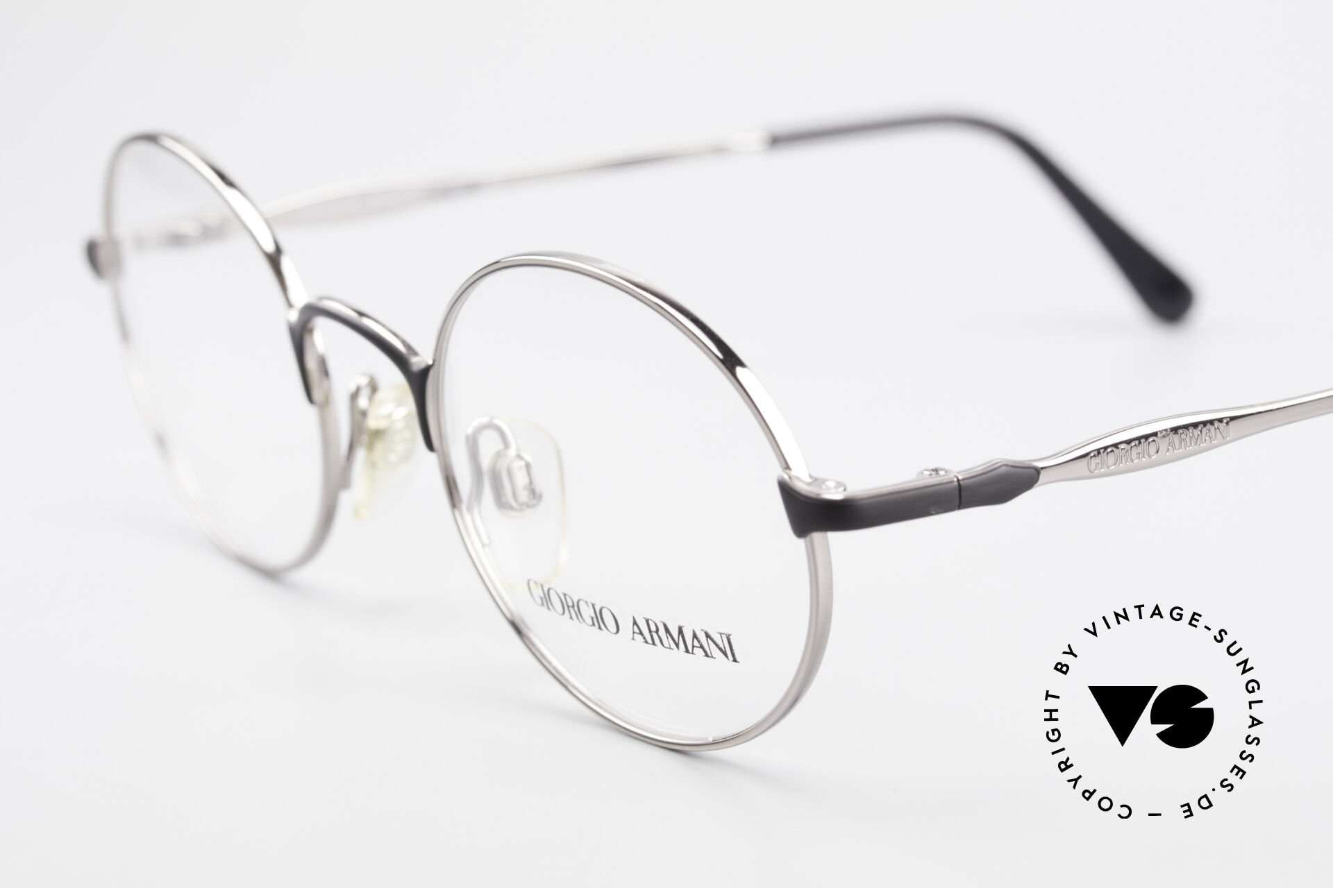 Glasses Giorgio Armani 243 Round Oval Glasses 90s Small
