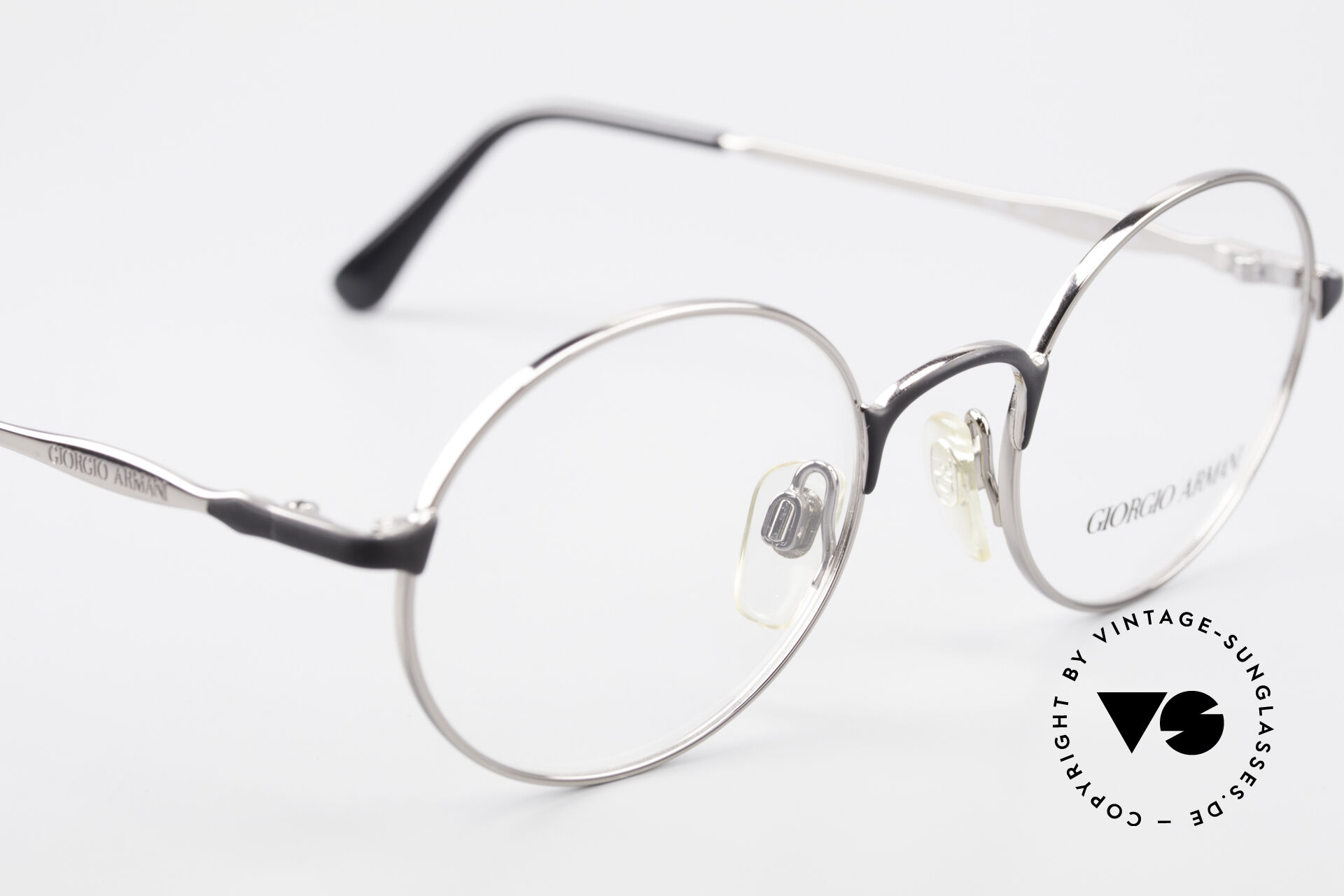 Glasses Giorgio Armani 243 Round Oval Glasses 90s Small