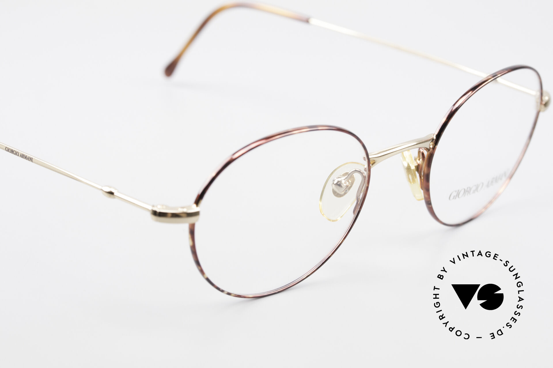 小物 archive GIORGIO ARMANI oval glasses y2k Glasses Giorgio Armani 252 Oval Vintage Glasses 90's
