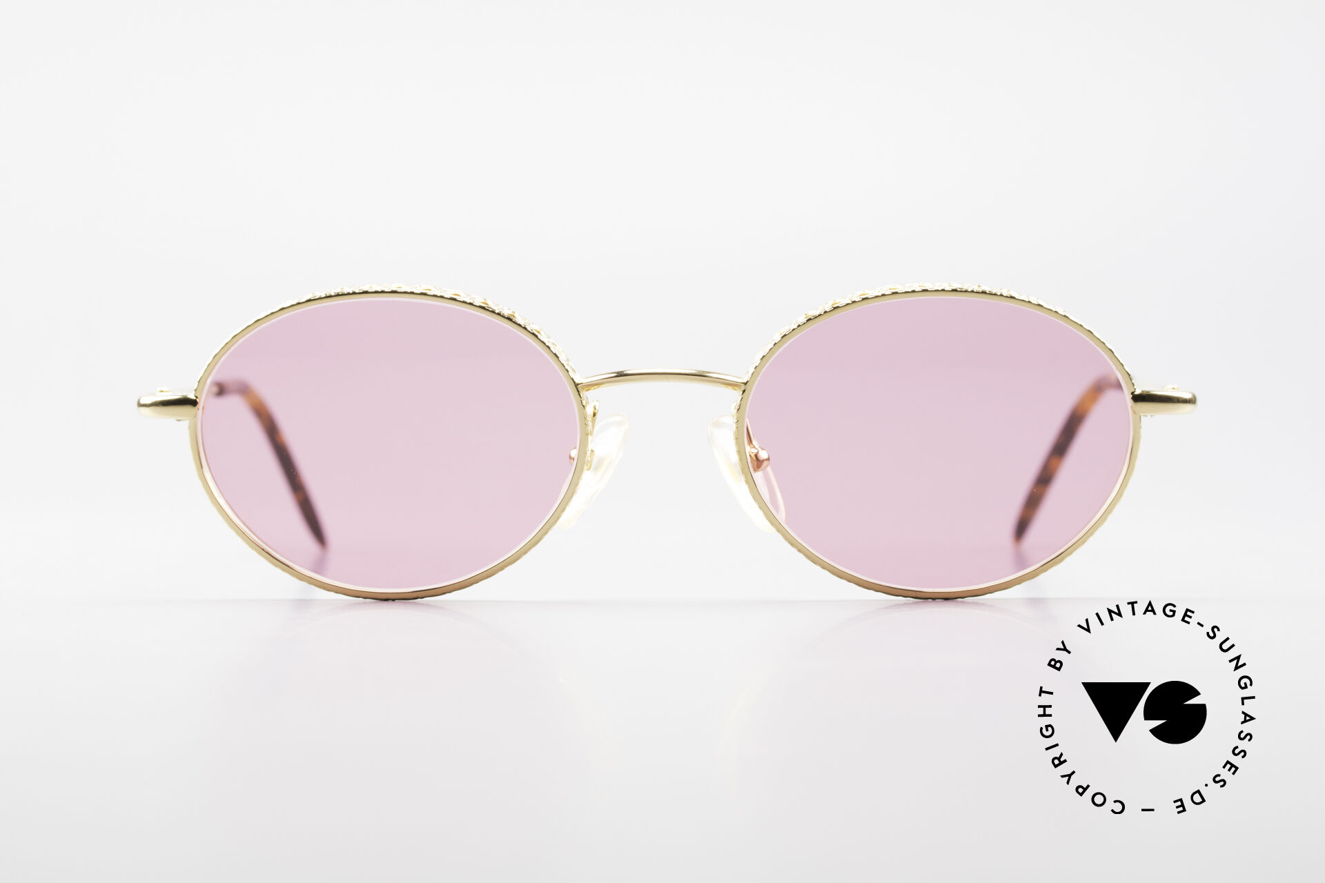 Sunglasses Christian Dior Edith Oval Vintage Frame GoldPlated